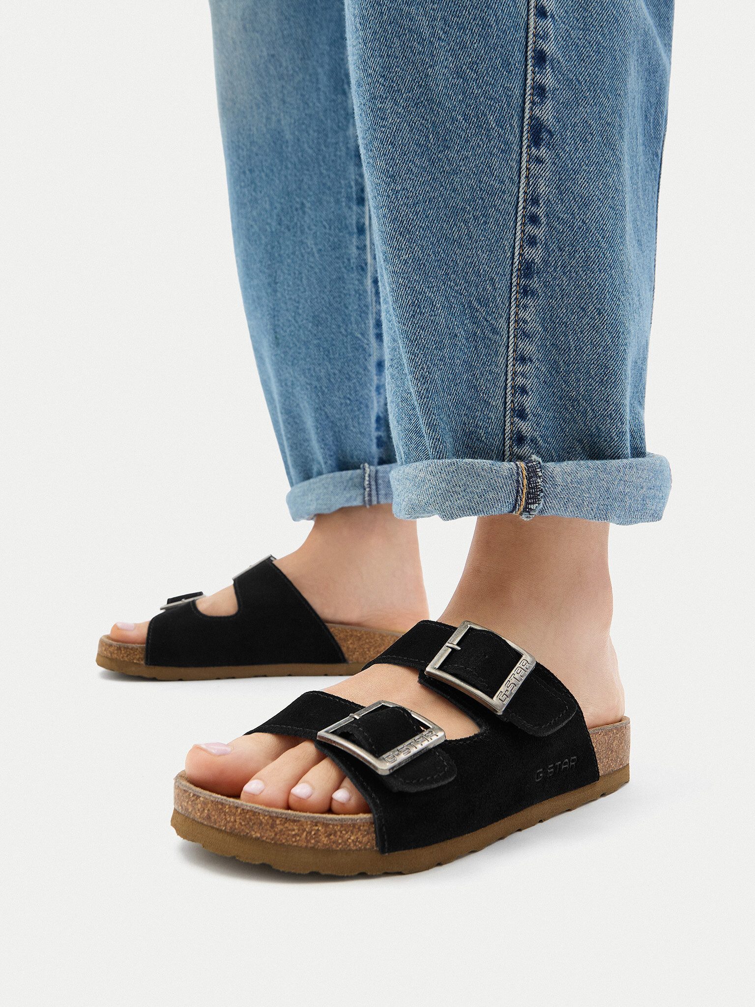 G-STAR G Star Raw Damen Flip-Flops Schwarz G-STAR RAW-CWB-WS-1128-50-S Schwar Badepantolette