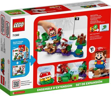 LEGO® Konstruktionsspielsteine LEGO® Super Mario™ - Piranha Plant Puzzling Challe, (Set, 267 St)