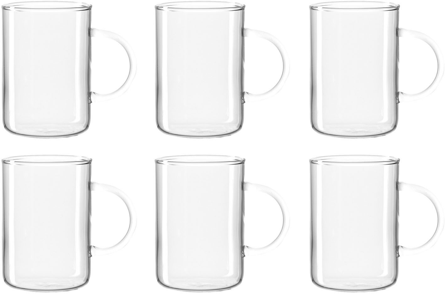 LEONARDO Teeglas NOVO, Borosilikatglas, 6-teilig