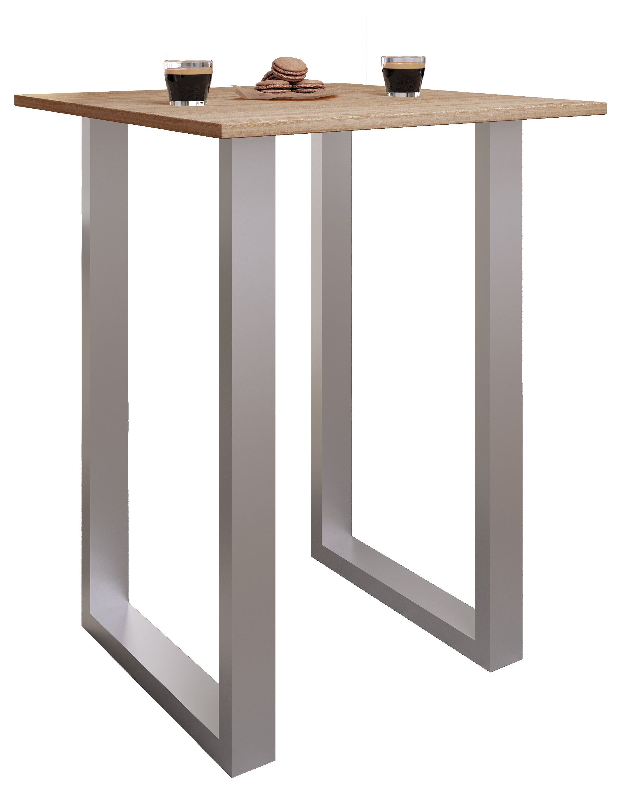 VCM Bartisch Holz Bartisch Stehtisch Tisch Tresen Xona 80x50 günstig online kaufen