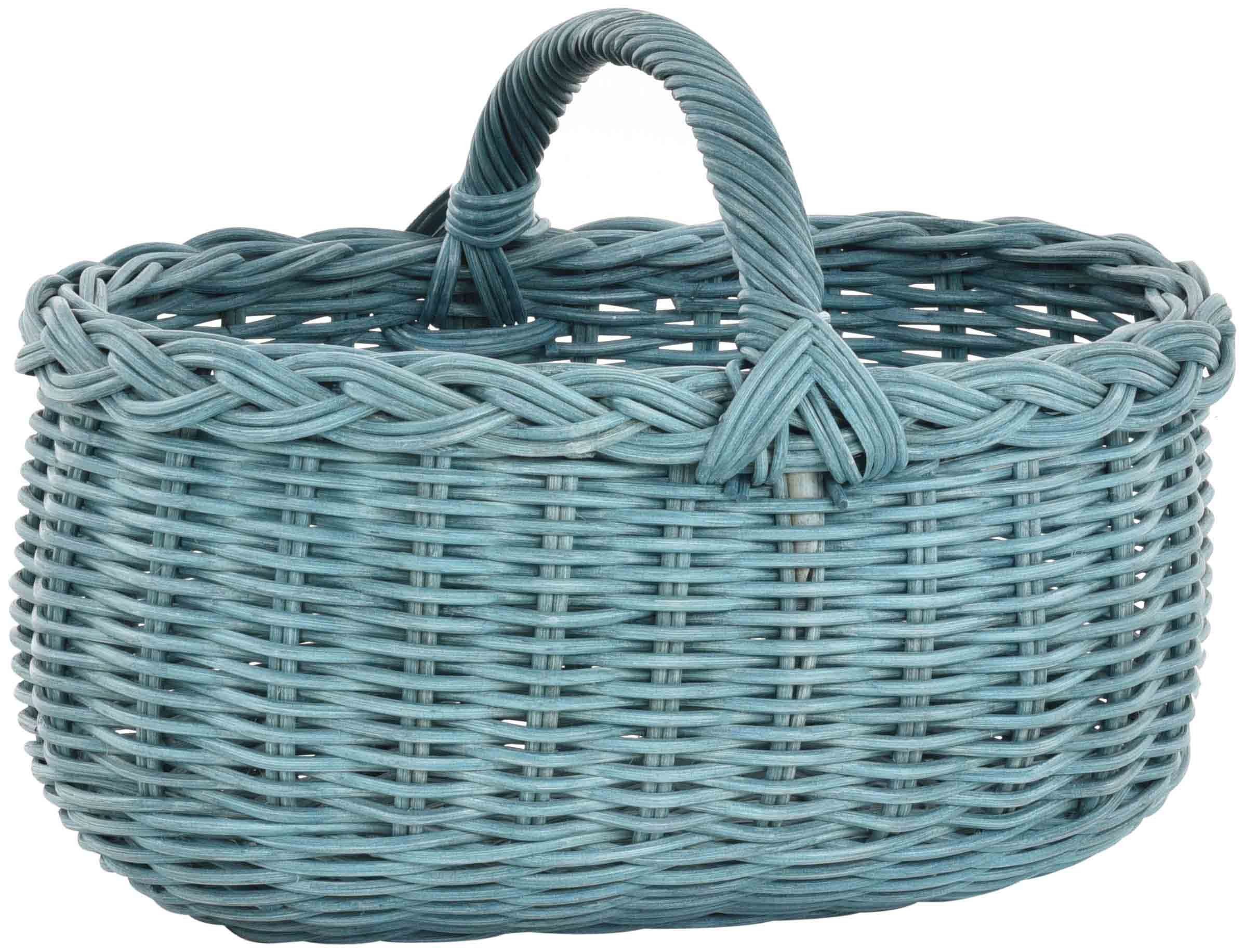 Krines Home Flechtkorb Autokorb Einkaufskorb Natur günstig online kaufen