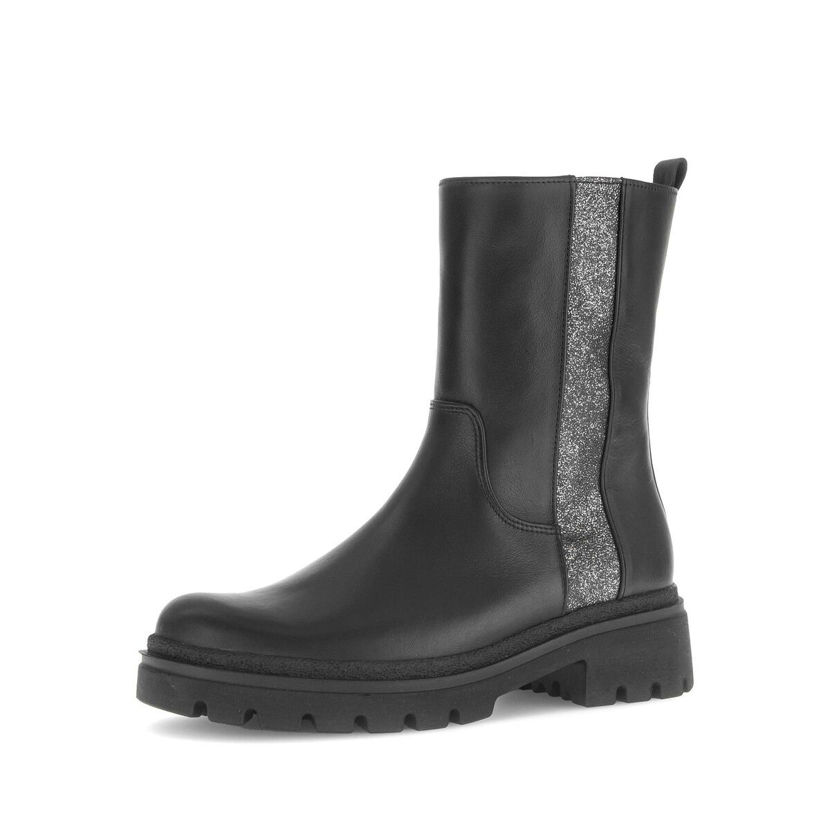 Gabor Sportliche Stiefelette Materialmix Leder Stiefelette günstig online kaufen