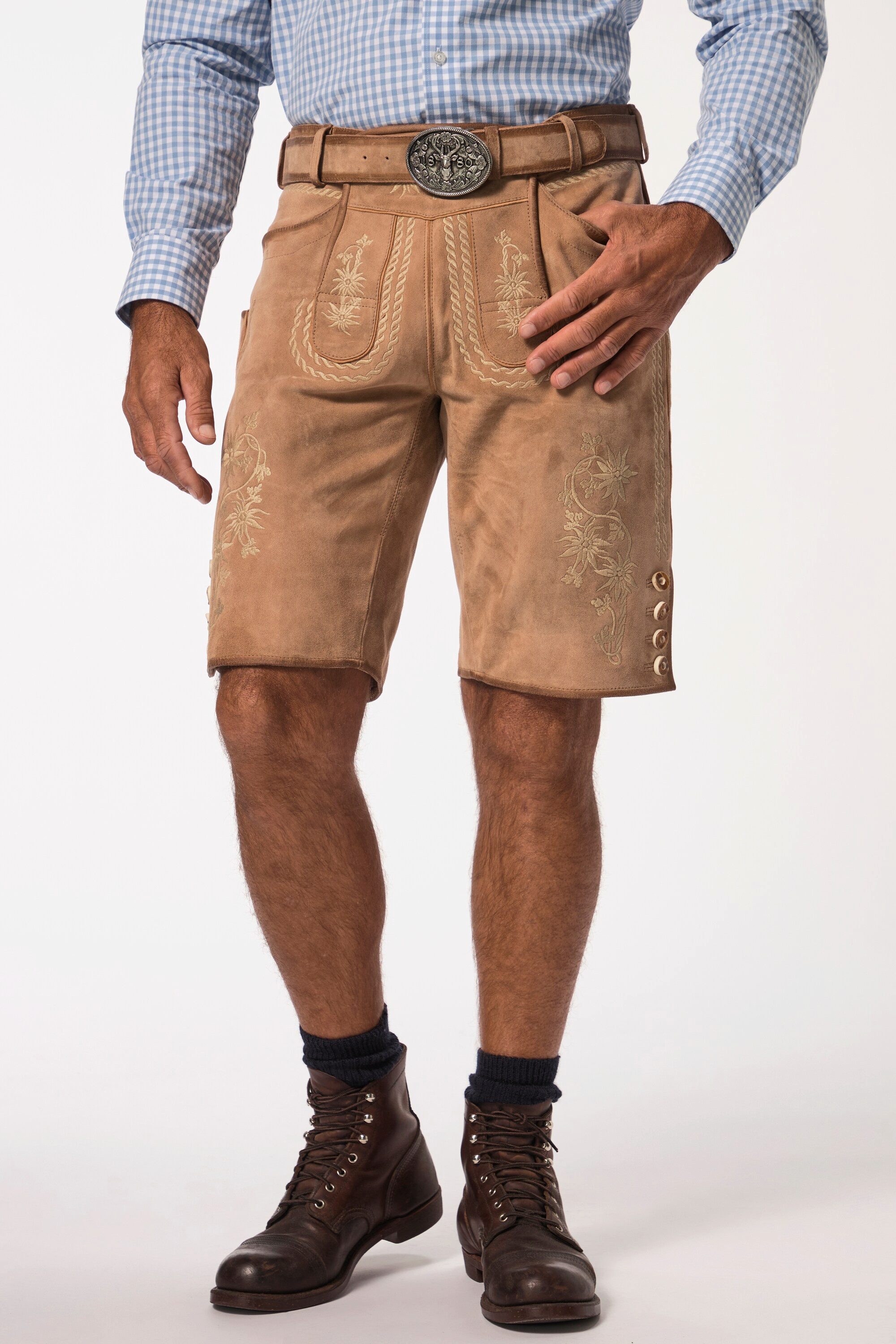 JP1880 Lederhose Trachtenhose Tracht Ziegenleder Gratis günstig online kaufen