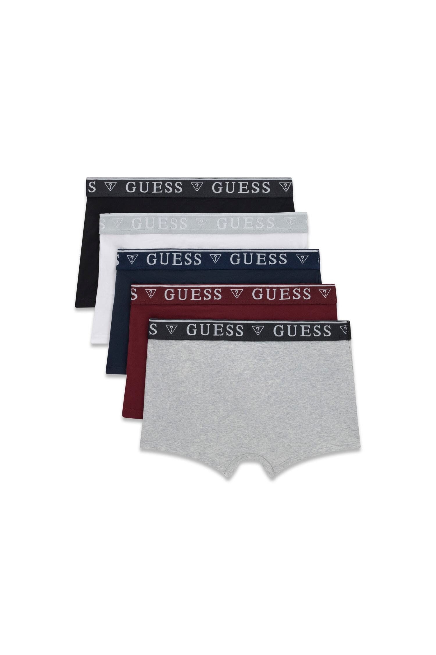 Guess Boxershorts NJFMB BOXER TRUNK 5 PACK (Packung, 3-St) mit Logobund