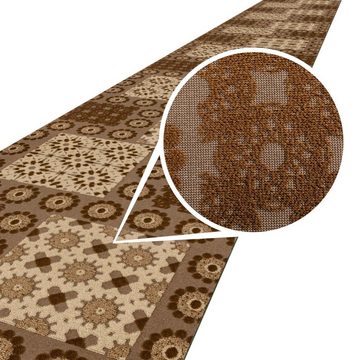 Küchenläufer Küchenläufer Küchenteppich Teppichläufer Jacquard Teppich SISI Luxery, ANRO, Rechteckig, Höhe: 3 mm, Textil