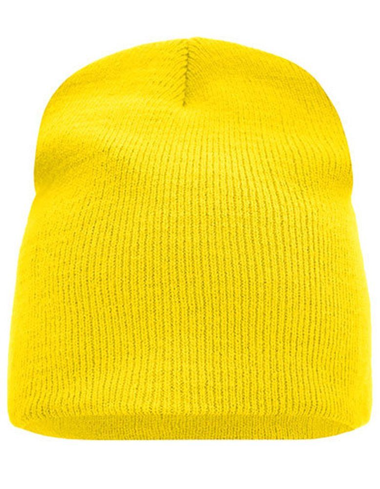 Goodman Design Beanie Strickmütze enganliegend Doppelt gestrickt Yellow