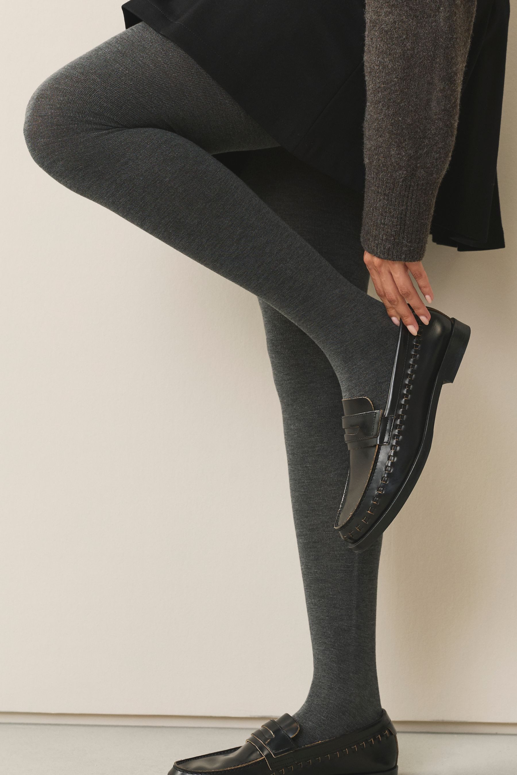 Next Strickstrumpfhose Strick-Strumpfhosen, 2er Pack (2 St)