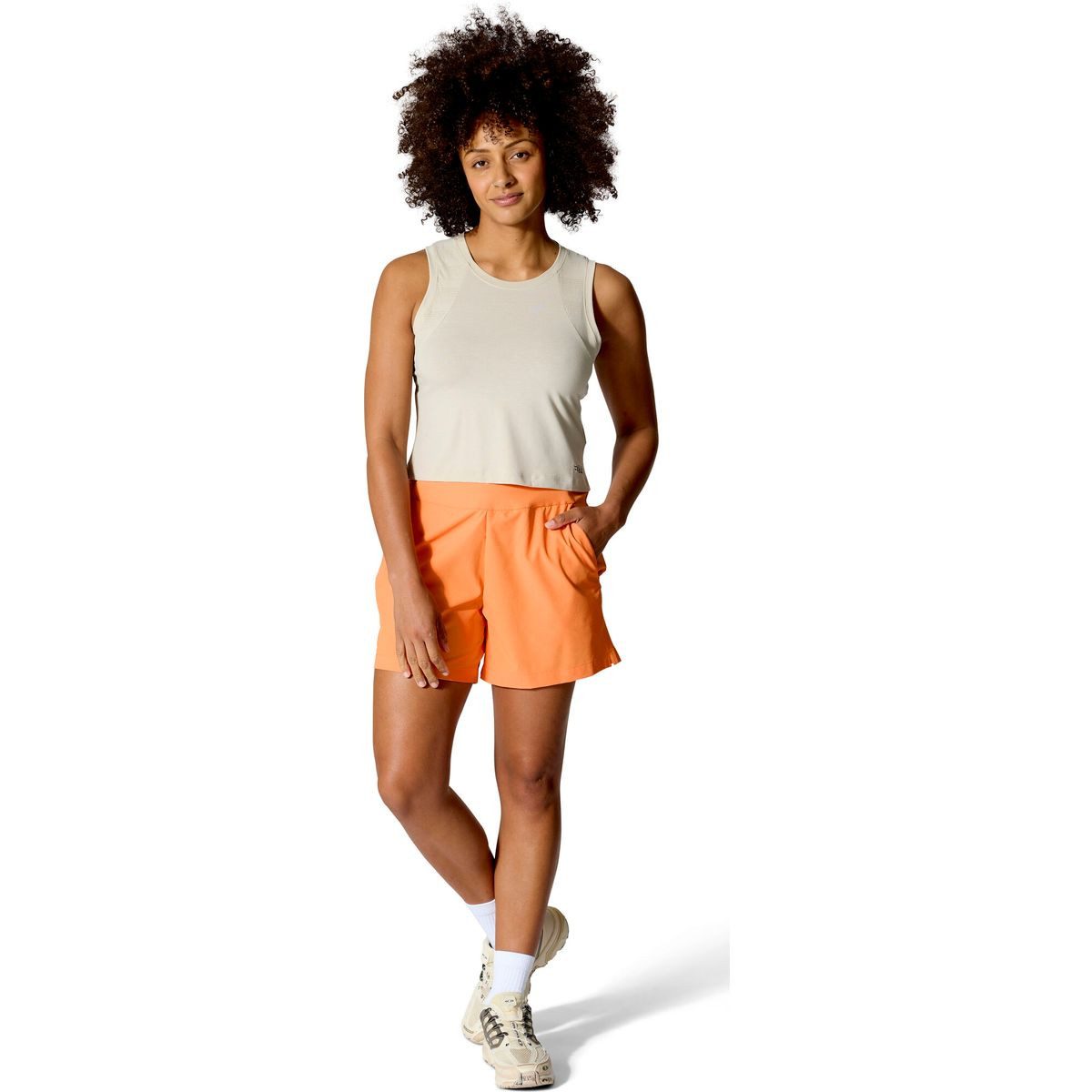 Rab Tanktop Rivelin Crop Tank Wmns Wenn die Temperaturen in den Bergen so steil ansteigen wie der Weg