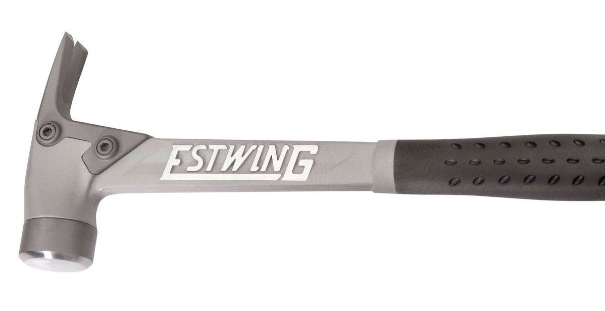 Estwing Hammer ESTWING AL-Pro Hammer mit schwarzen Vinylgriff 390g Kopfgewicht, geraut