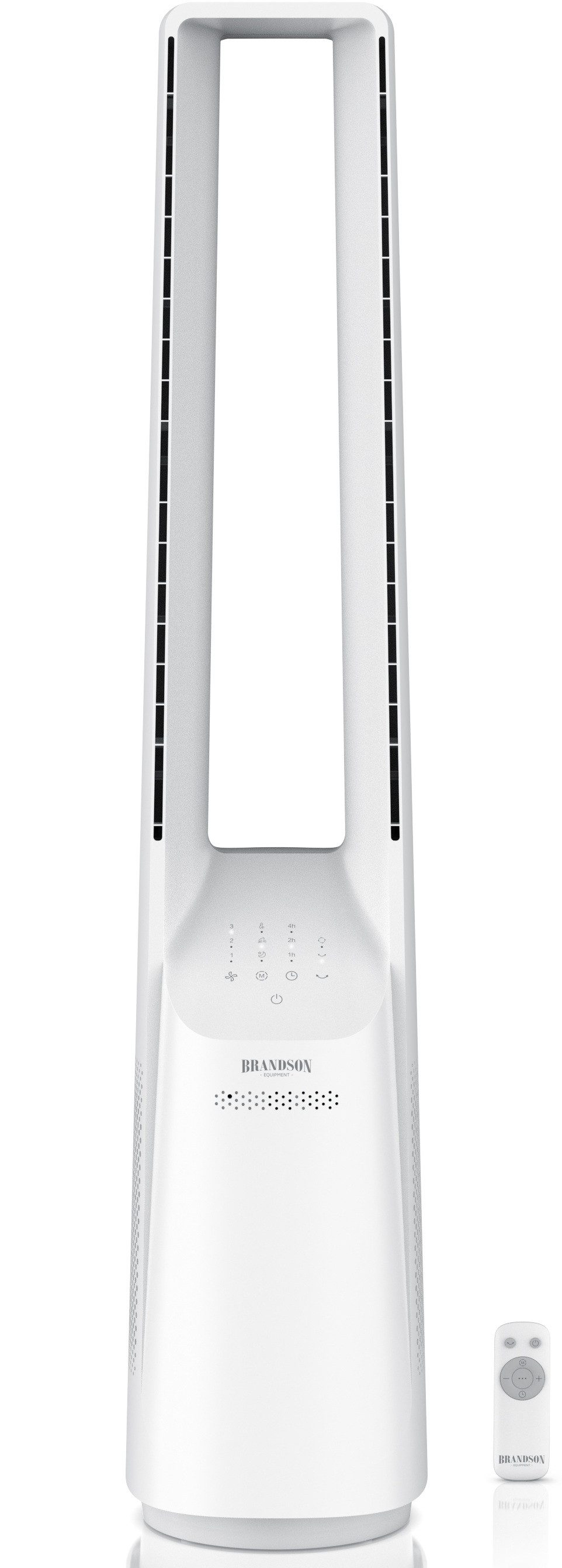 Brandson Turmventilator DC-Motor, Säulenventilator blattlos, Fernbedienung, Timer, Oszillation, Sieger Ventilatoren & Luftkühler 2026, 3 Modi, Touch, leise, rotorlos