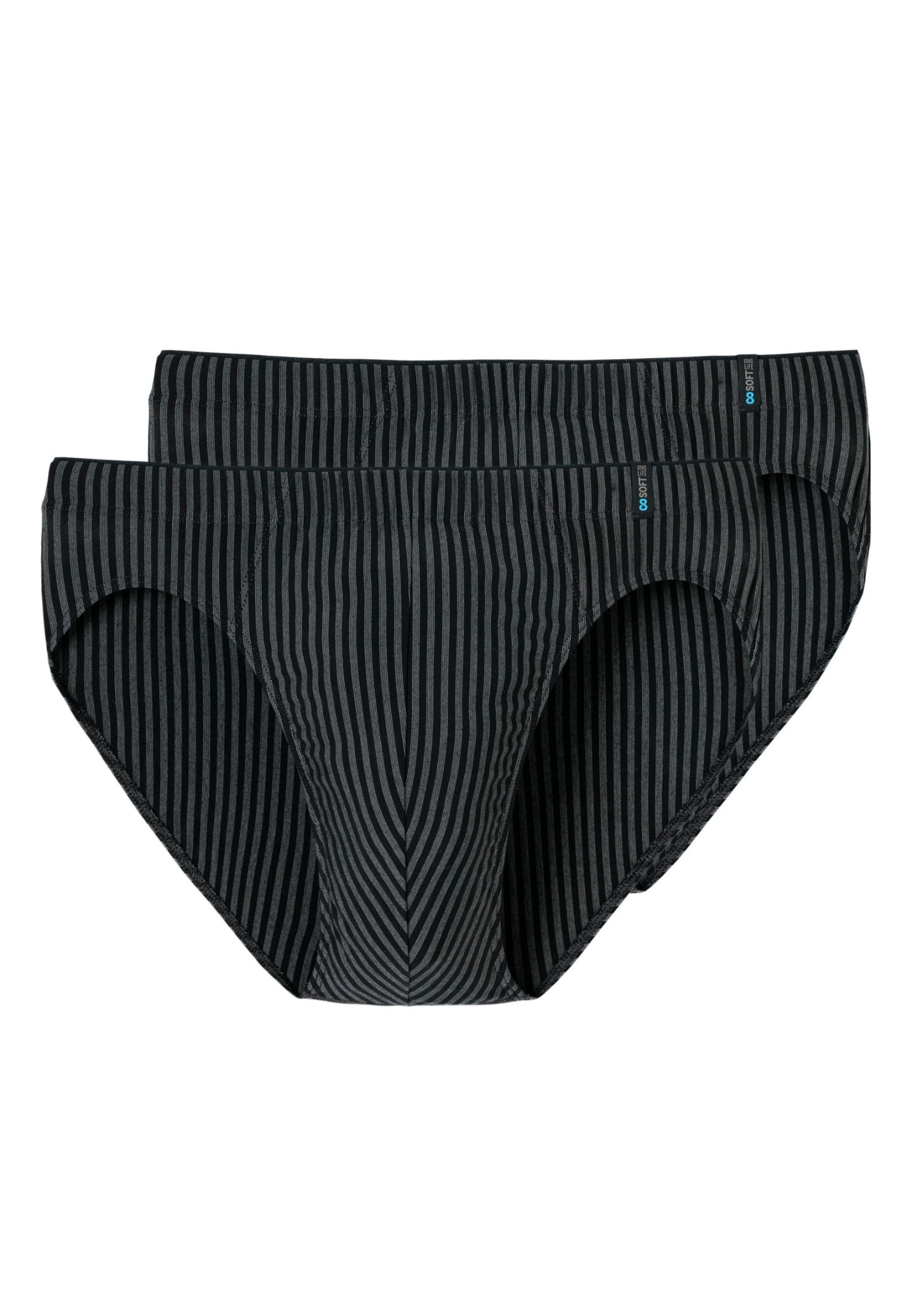 Schiesser Slip 2er Pack Long Life Soft (Spar-Set, 2-St) Mini Slip / Unterhose - ohne Eingriff - Schnelltrocknend