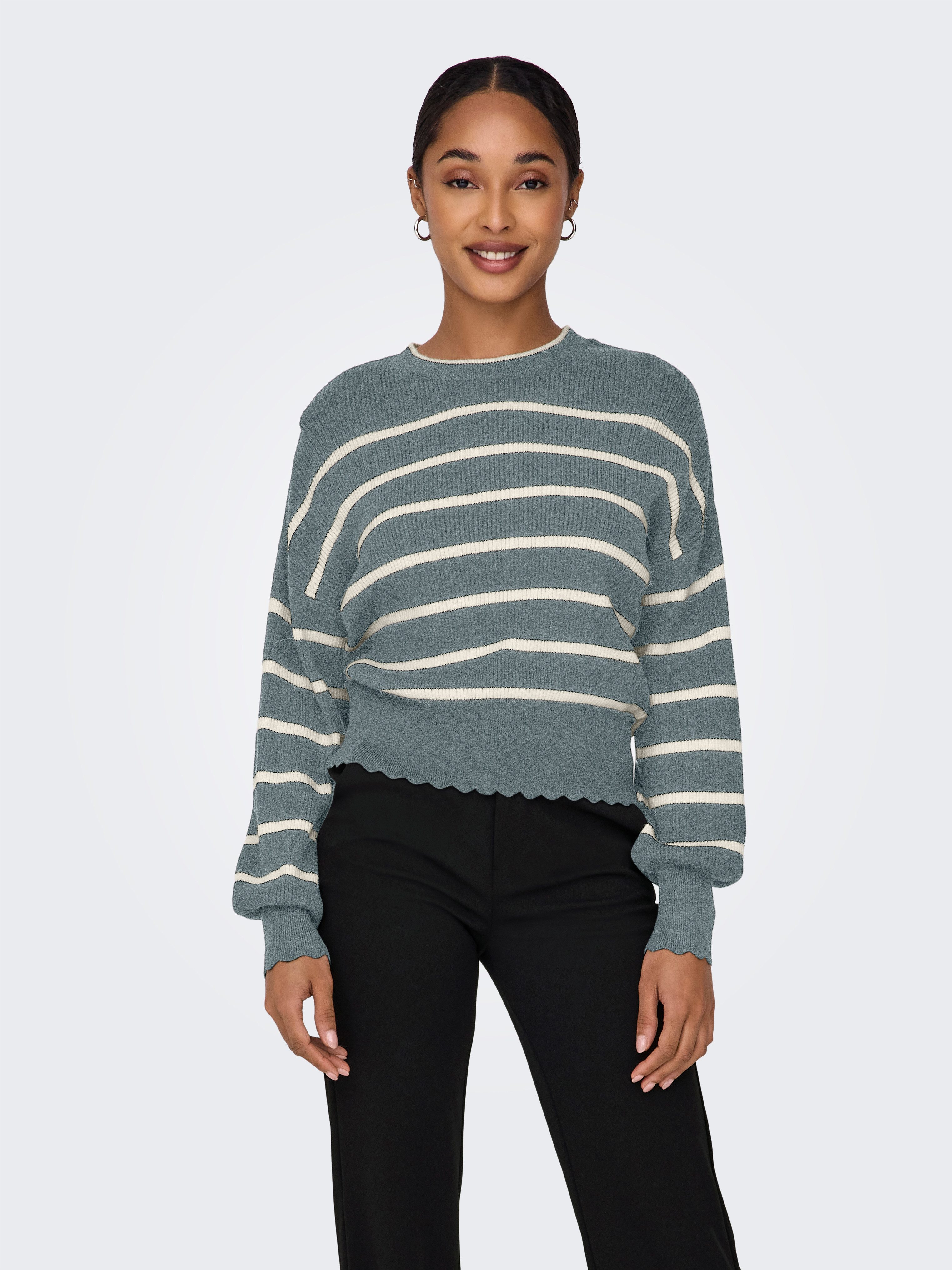 ONLY Rundhalspullover ONLIBI LS O-NECK NOOS KNT günstig online kaufen