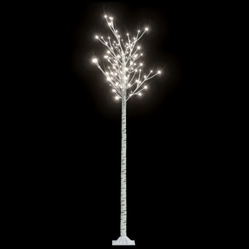 vidaXL Künstlicher Weihnachtsbaum Weihnachtsbaum 200 LEDs 2,2 m Kaltweiß Weide Indoor Outdoor
