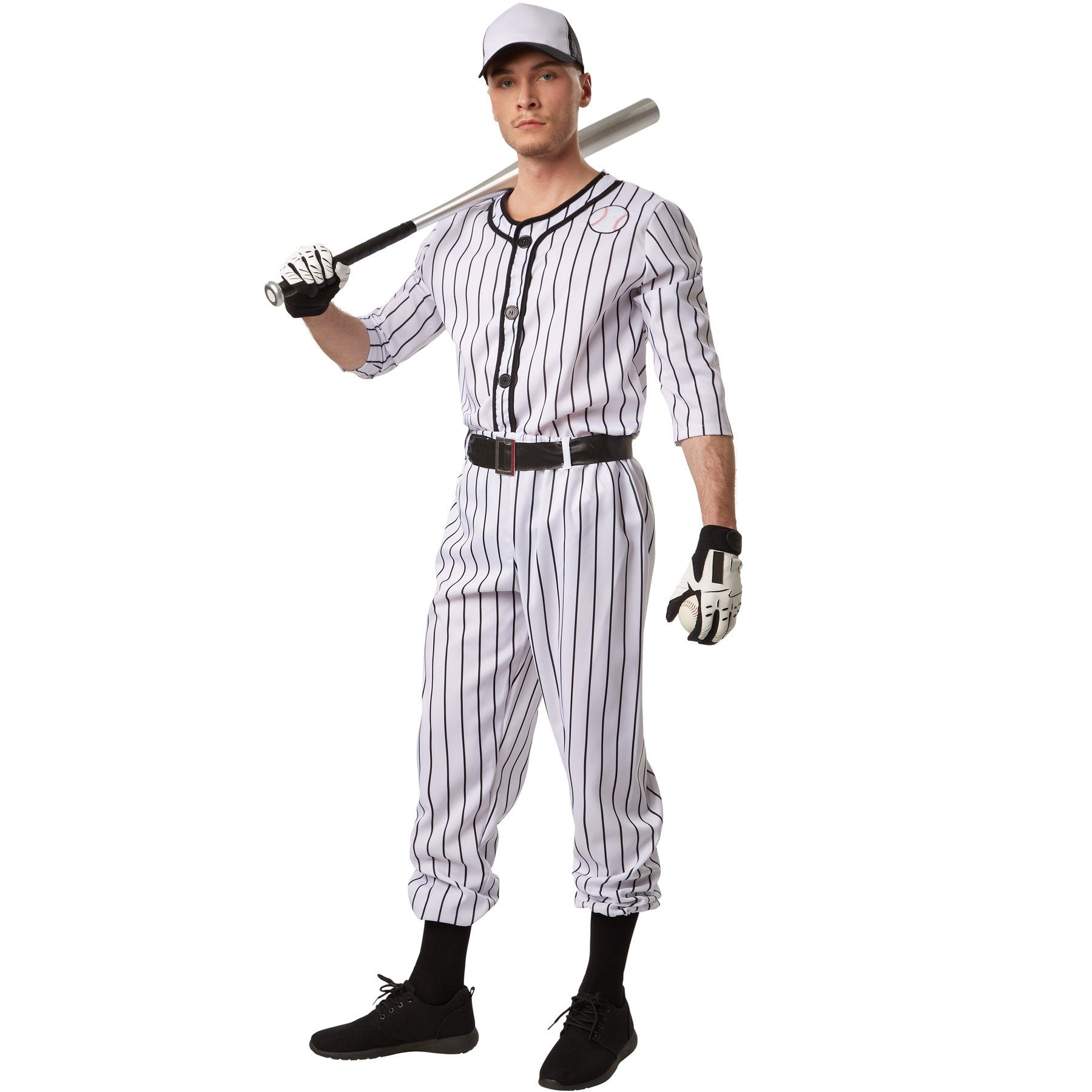 dressforfun Kostüm Herrenkostüm Baseball, Langärmeliges, gestreiftes  Oberteil mit Knöpfen und aufgenähter Baseball-Applikation online kaufen |  OTTO
