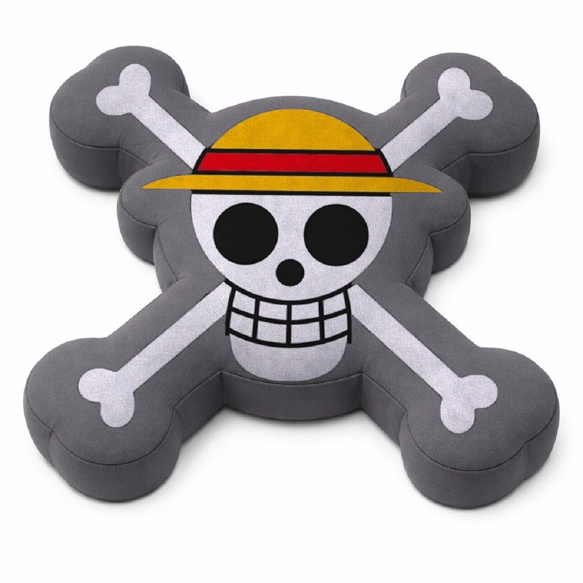 One Piece Dekokissen Sherpa Kissen weich und gemütlich Formkissen