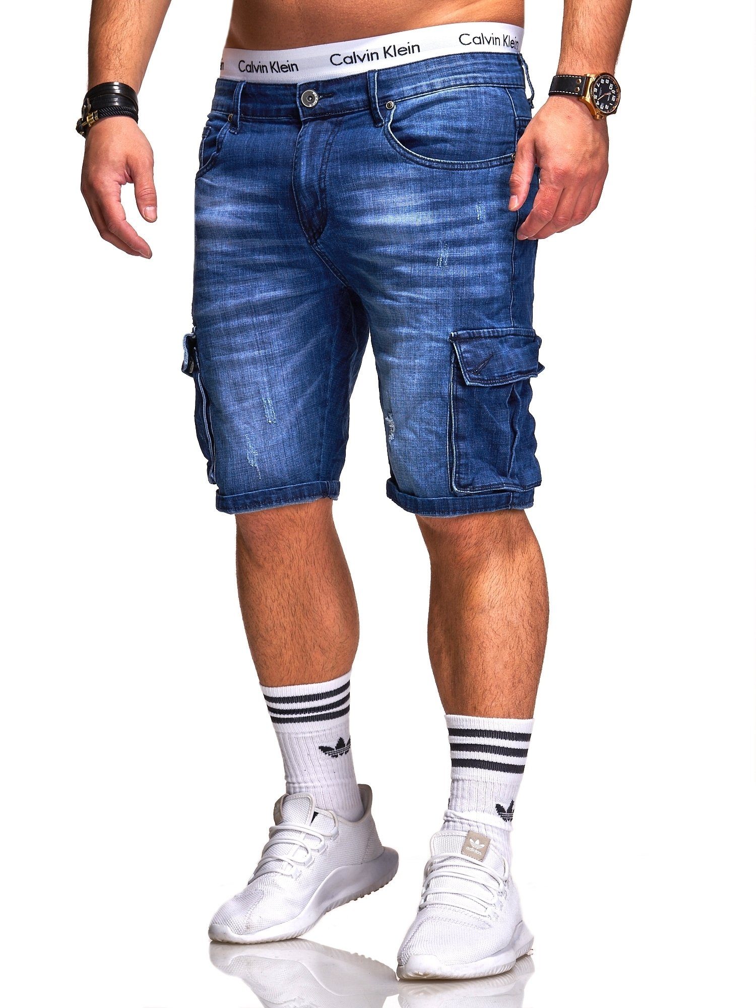 Shorts Cargotaschen mit behype LAKASHI trendigen