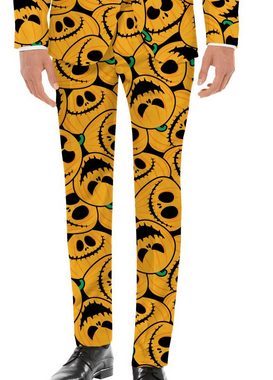 CHAKS Kostüm Halloween Designer Anzug 'Pumpkin' 3-tlg. - Herren