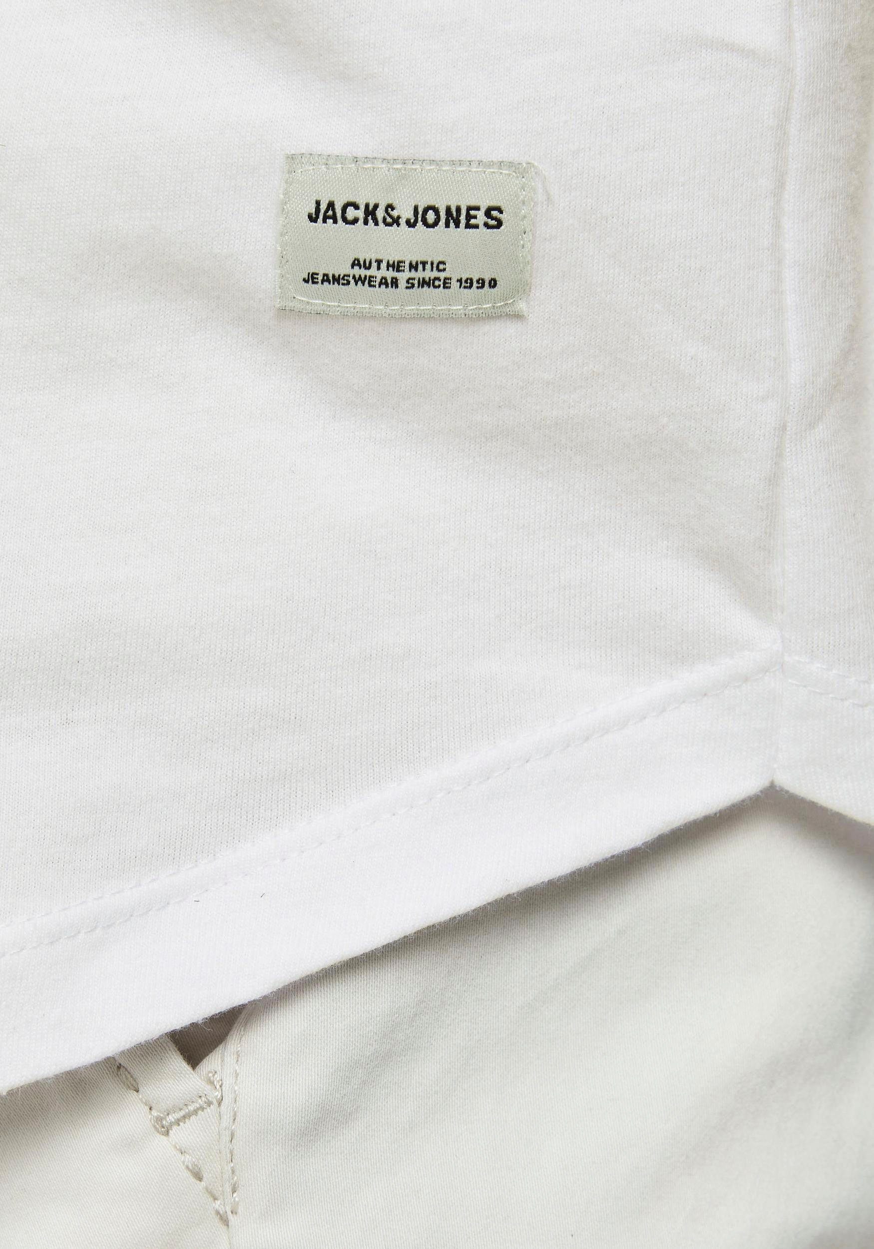 NECK CREW Jack navy TEE 3PK SS T-Shirt 3-tlg., & (Packung, 3er-Pack) schwarz, weiß, Jones ENOA