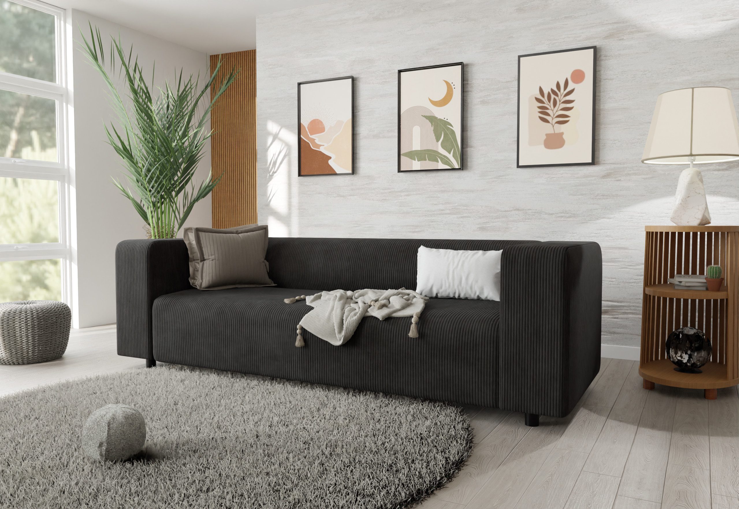 S-Style Möbel 3-Sitzer Sofa Gustav aus günstig online kaufen