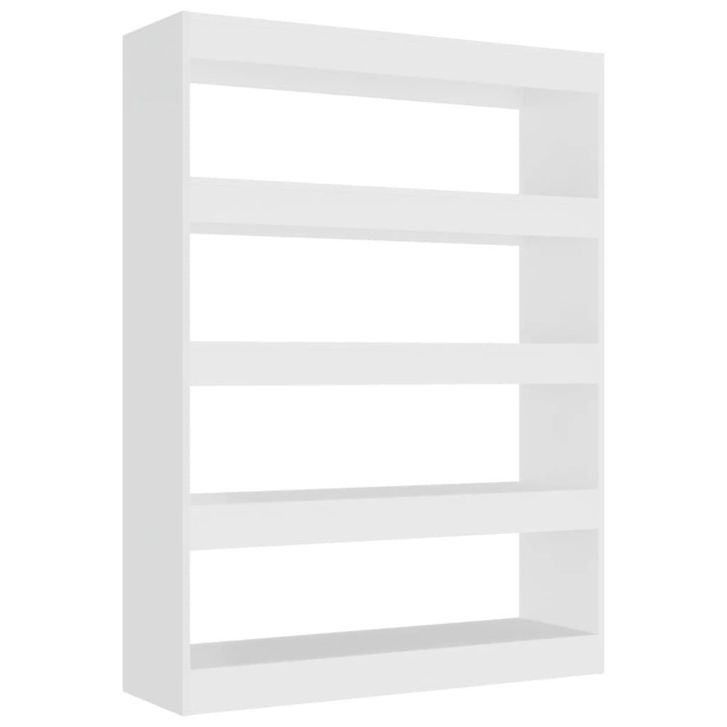 Bücherregal 1-tlg. Weiß vidaXL cm, Bücherregal/Raumteiler 100x30x135