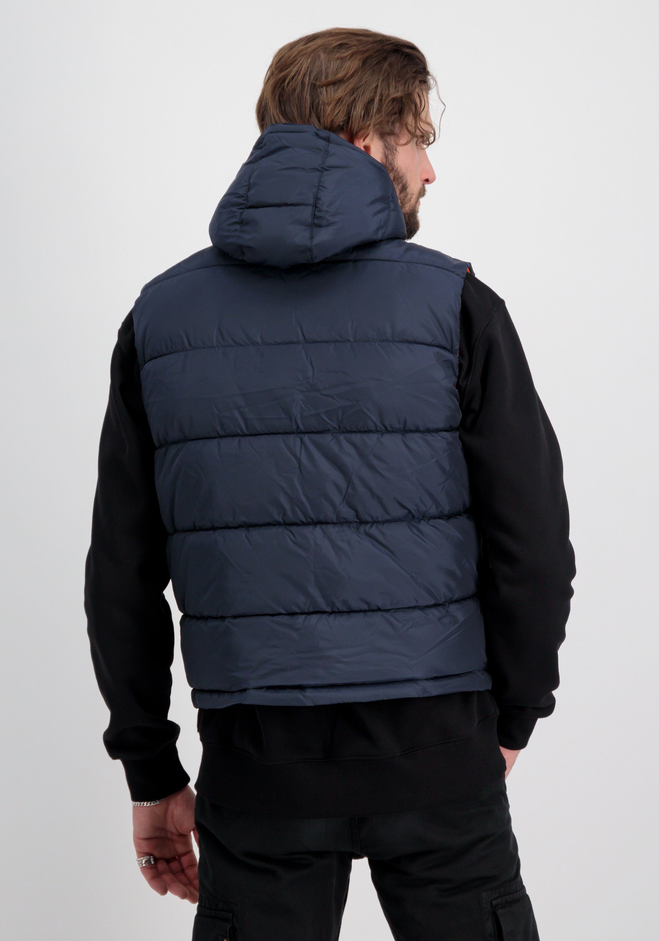 FD Alpha Hooded Blouson Vest Alpha Industries Vests Men rep.blue Industries Puffer -