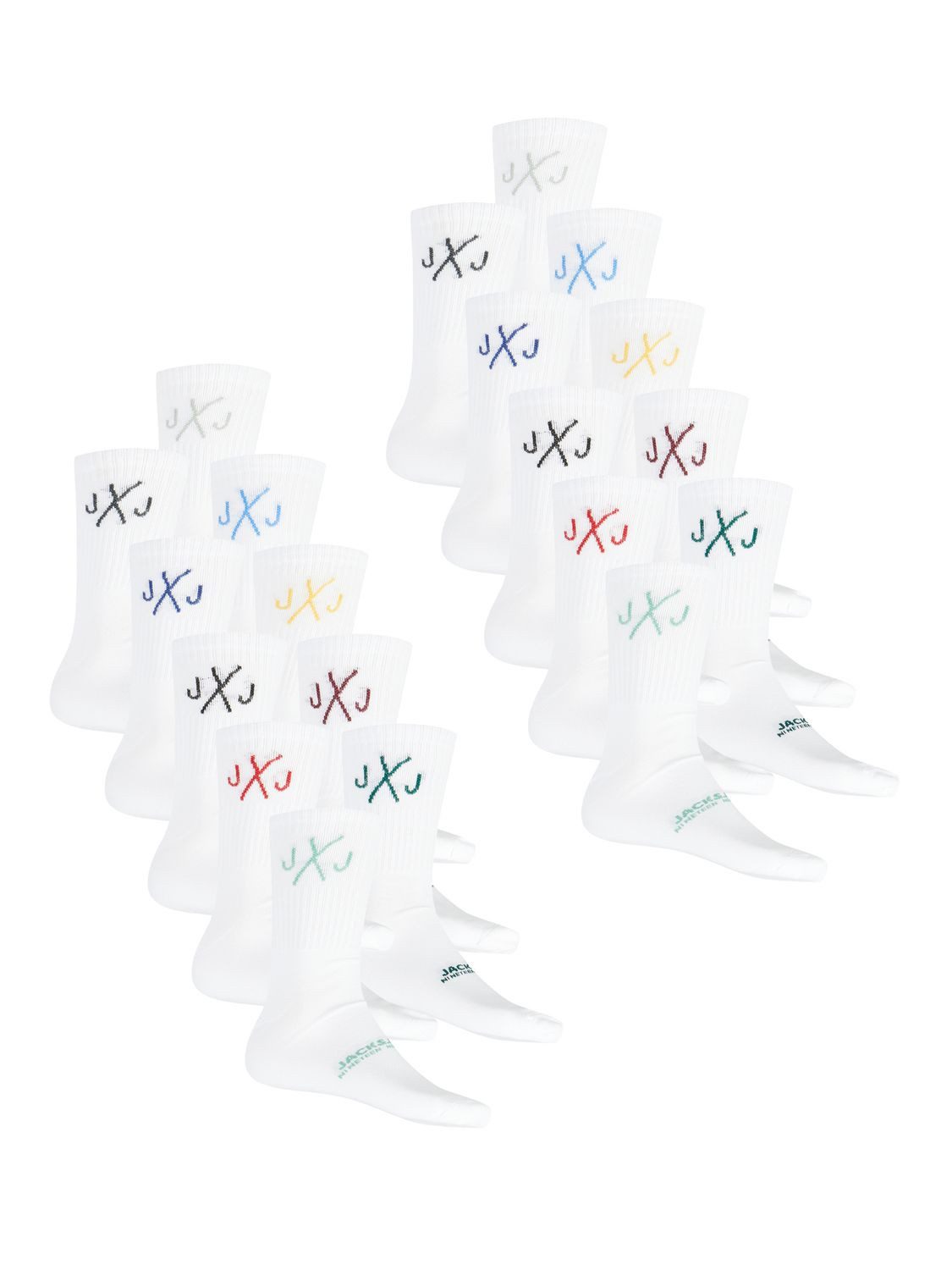 Jack & Jones Спортивні шкарпетки JACDIRECT TENNIS SOCK 20 PACK (20-Paar) aus Baumwollmix