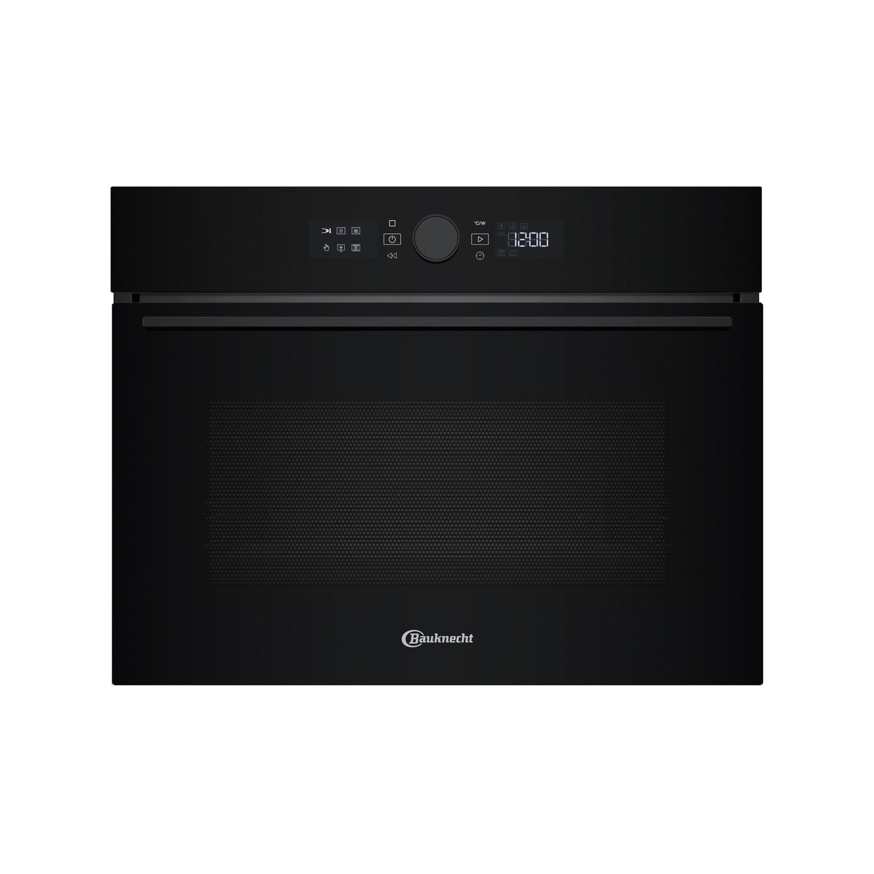 BAUKNECHT Backofen mit Mikrowelle BCW56HMSK, Hydrolyse, SoftClose-Tür, Dynamic Steam, Schnellstart, Brot-Auftaufunktion
