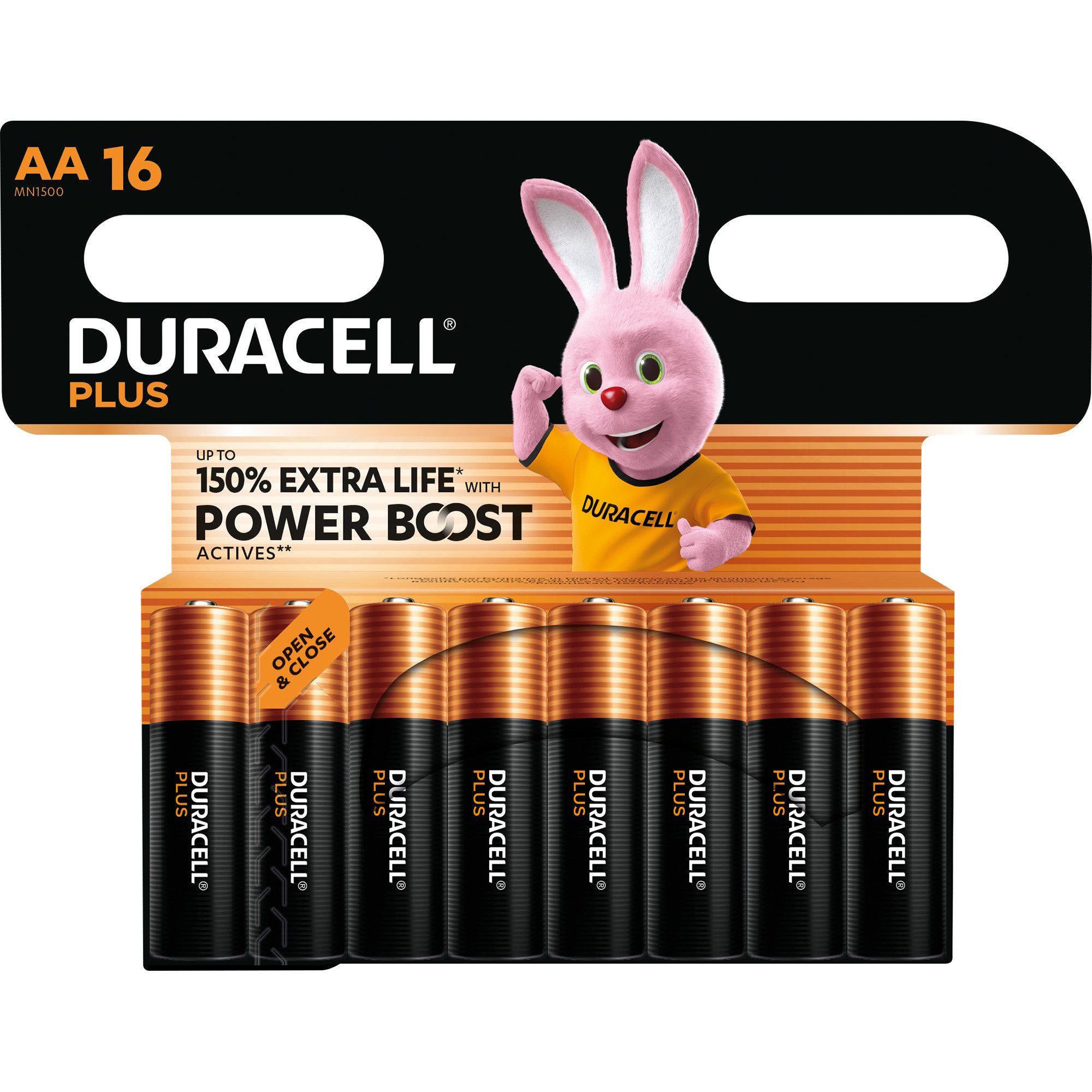 Duracell Duracell Plus Alkaline Batterie, Mignon AA LR06 Batterie