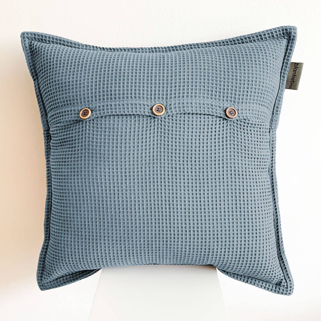 blanketino Dekokissen Kissen mit Waffelmuster, Kissenhülle günstig online kaufen