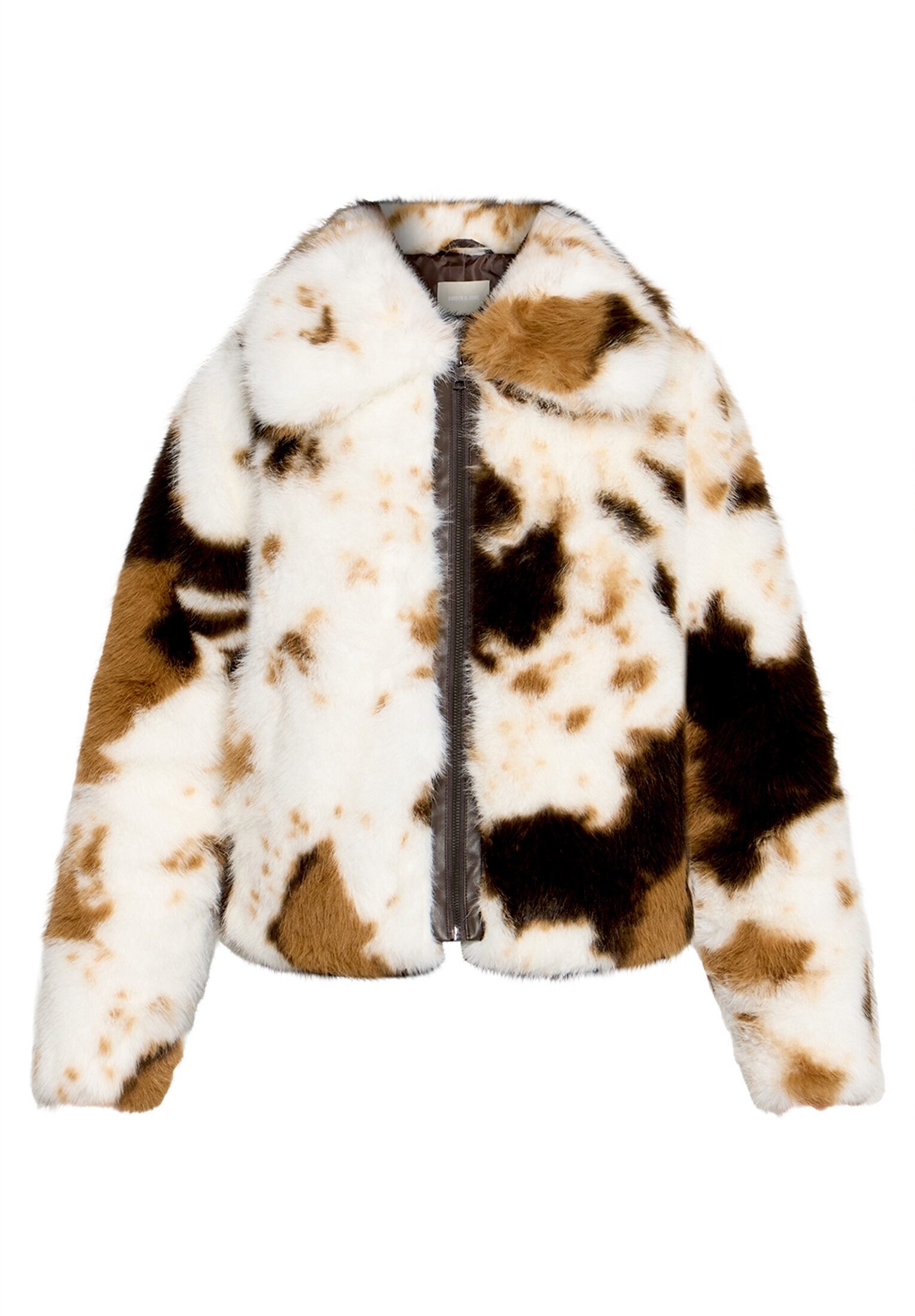 Amber & June Plüschjacke Damen mit Taschen