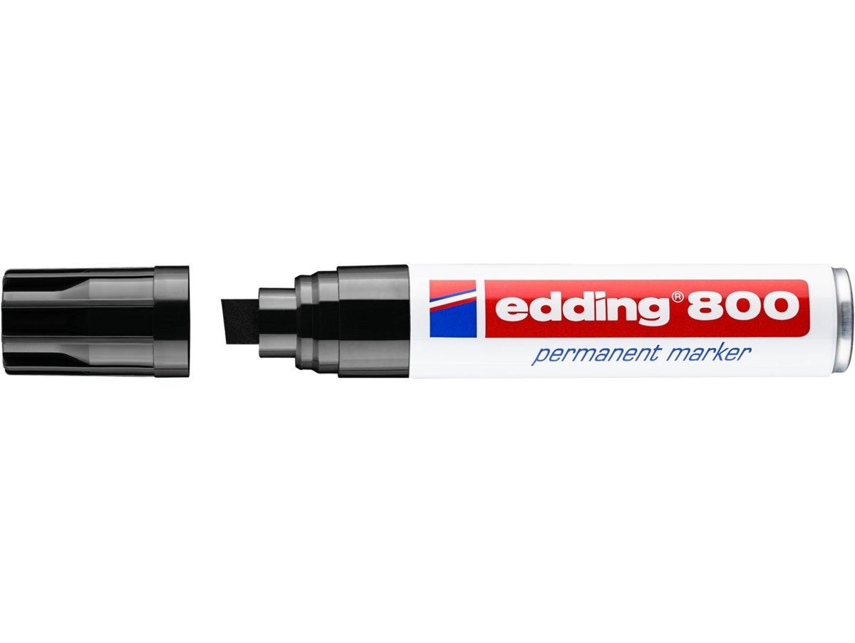 edding Permanentmarker Permanentmarker 800 zum Beschriften und Bemalen, nachfüllbar