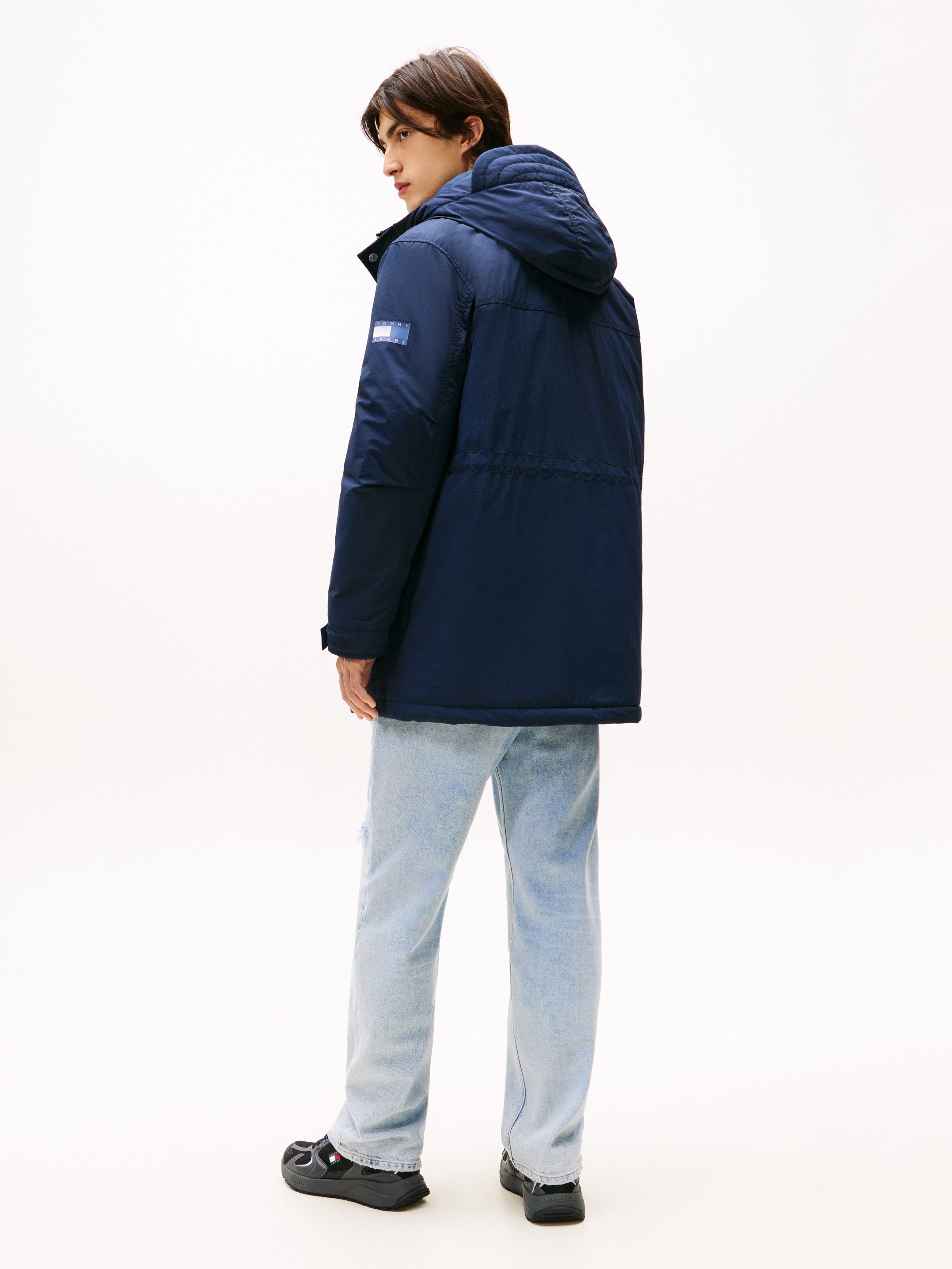 Tommy Jeans Parka TJM CITY READY wasserabweisend, relaxed fit, mit fester Kapuze, Winterjacke