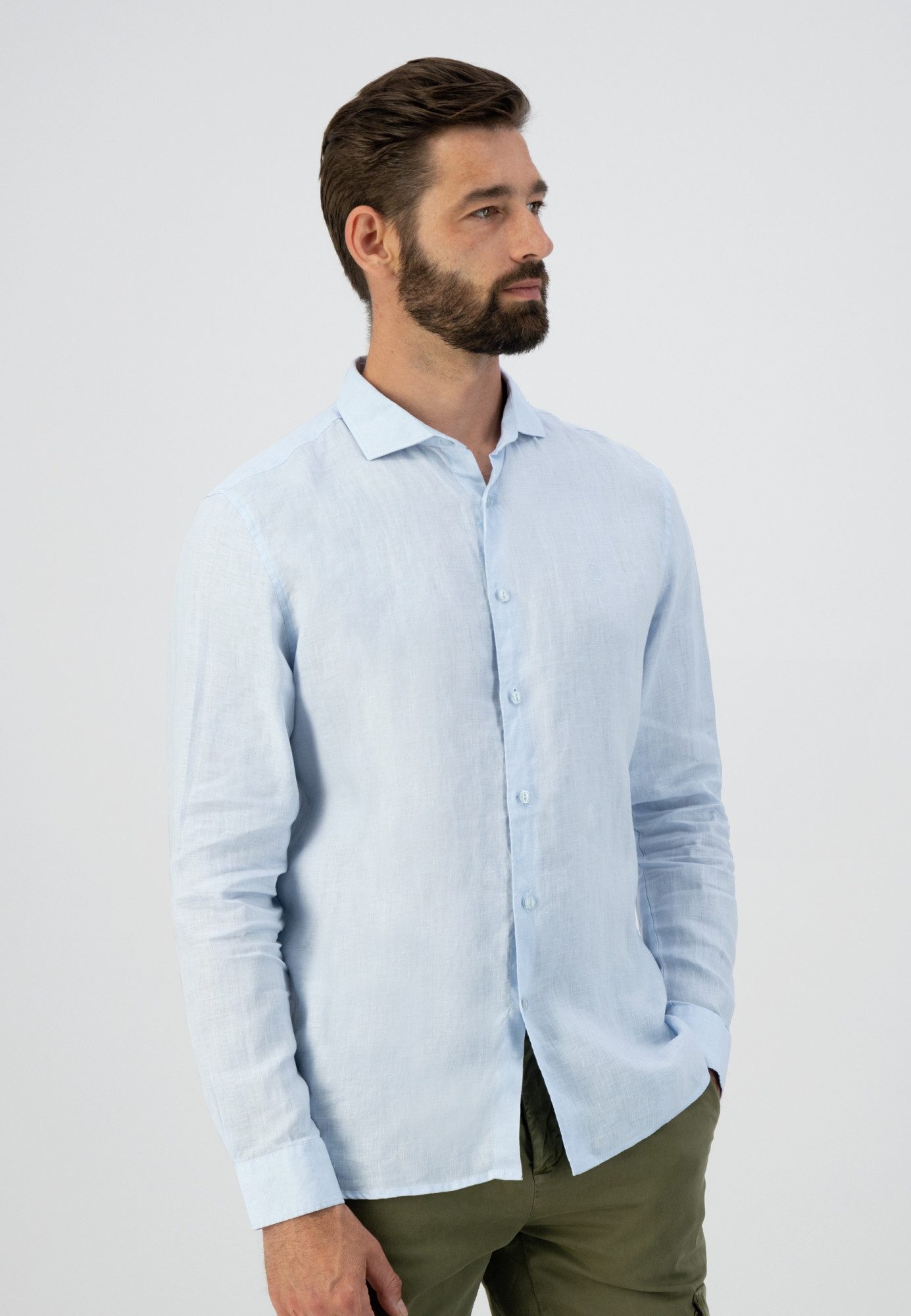 Flanellhemd Jagger Shirt Lt. Blue