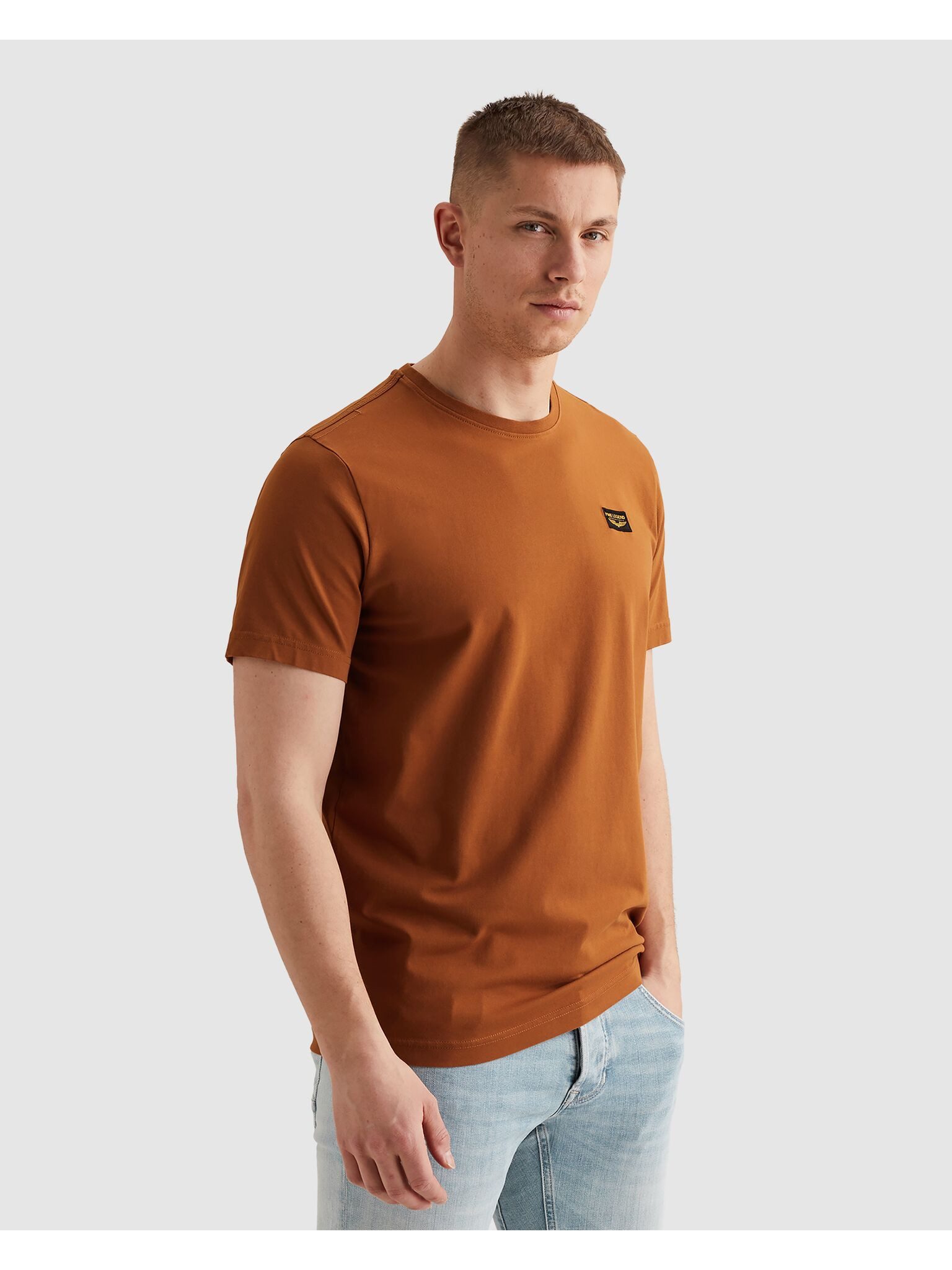 PME LEGEND T-Shirt mit Logobadge günstig online kaufen