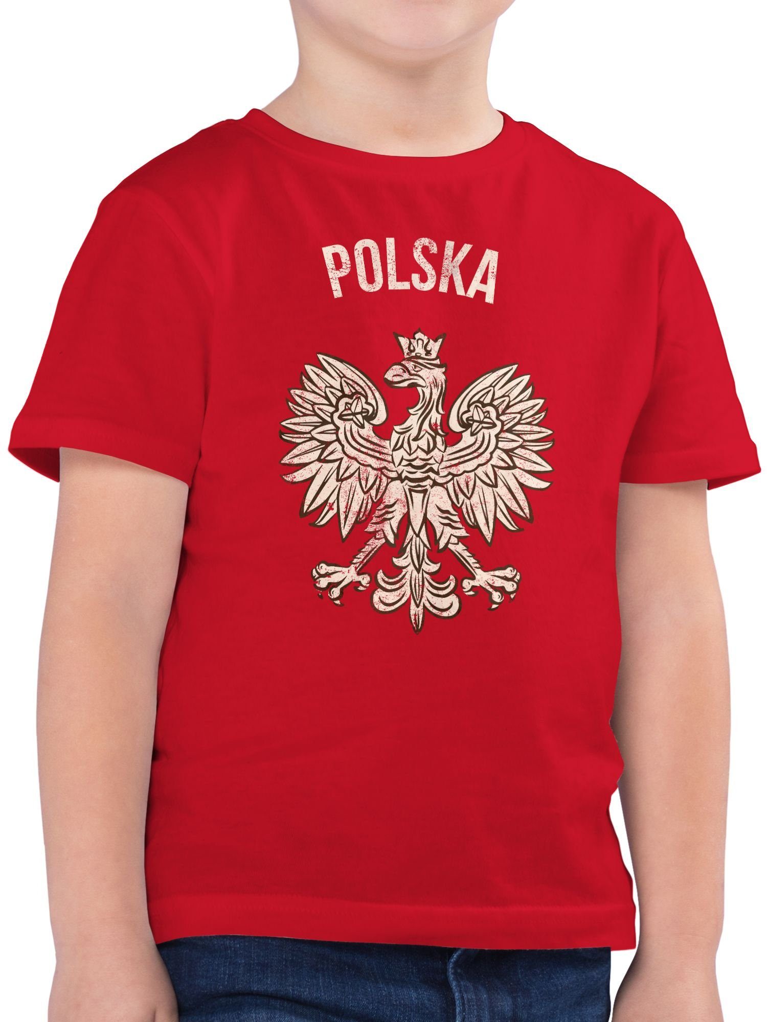 T-Shirt Polska Polnisches Adlerwappen Polen