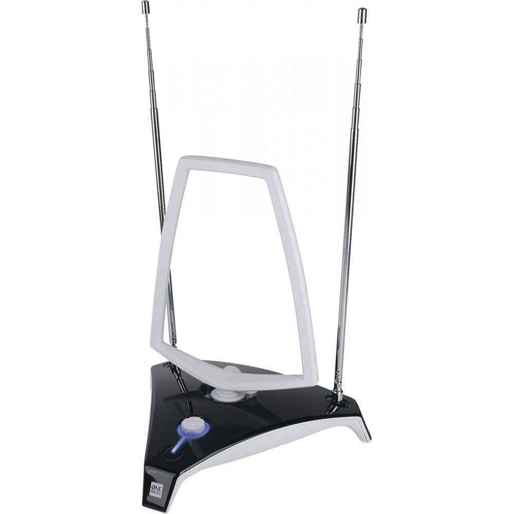 One for All One For All SV9360-5G DVB-T2 Antenne für Innenräume. Innenantenne (DVB-T/DVB-T2 Empfang, UHF-Empfang), Integrierter LTE- und 5G-Filter für klare Signale