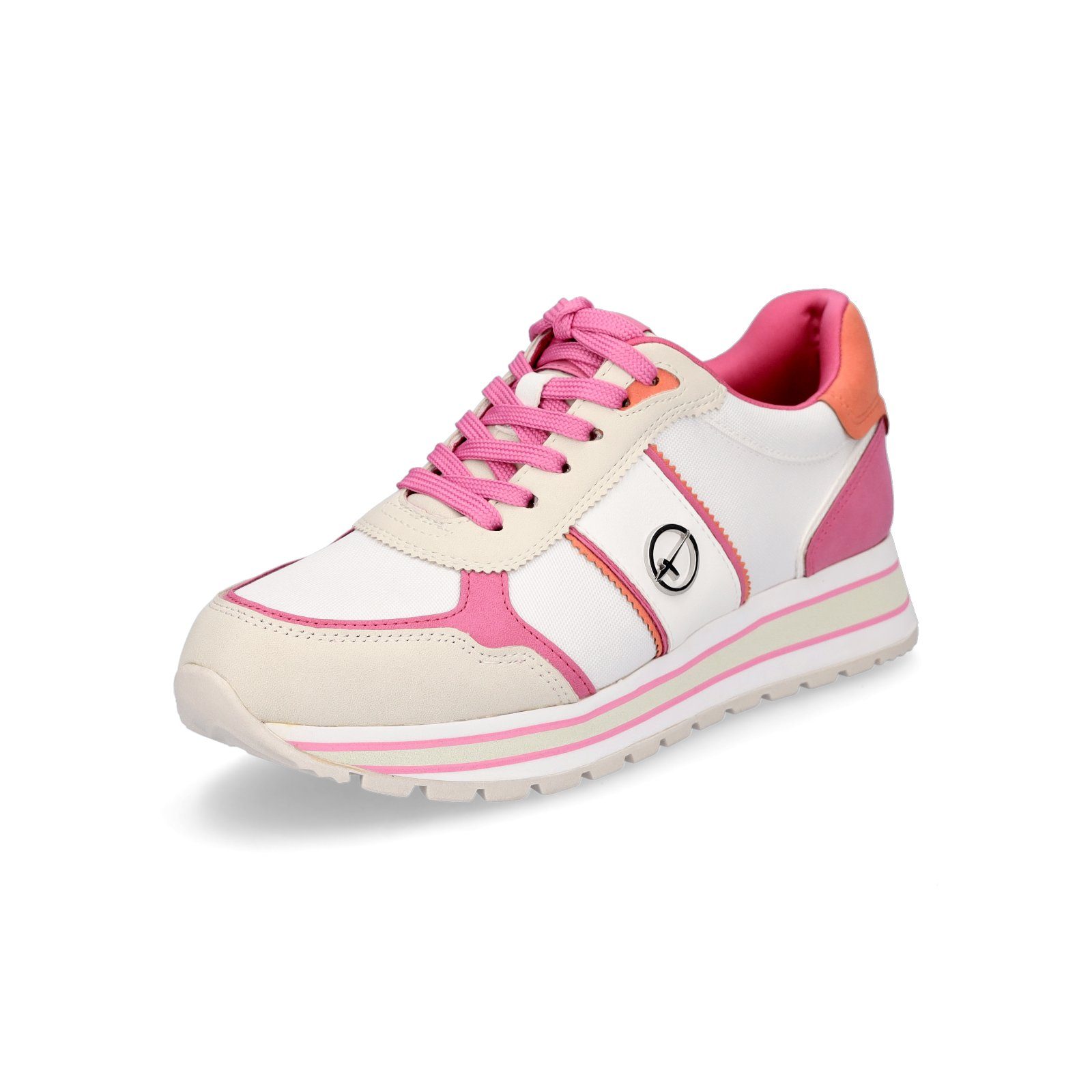 Tamaris Damen Sneaker fuchsia kombi Sneaker