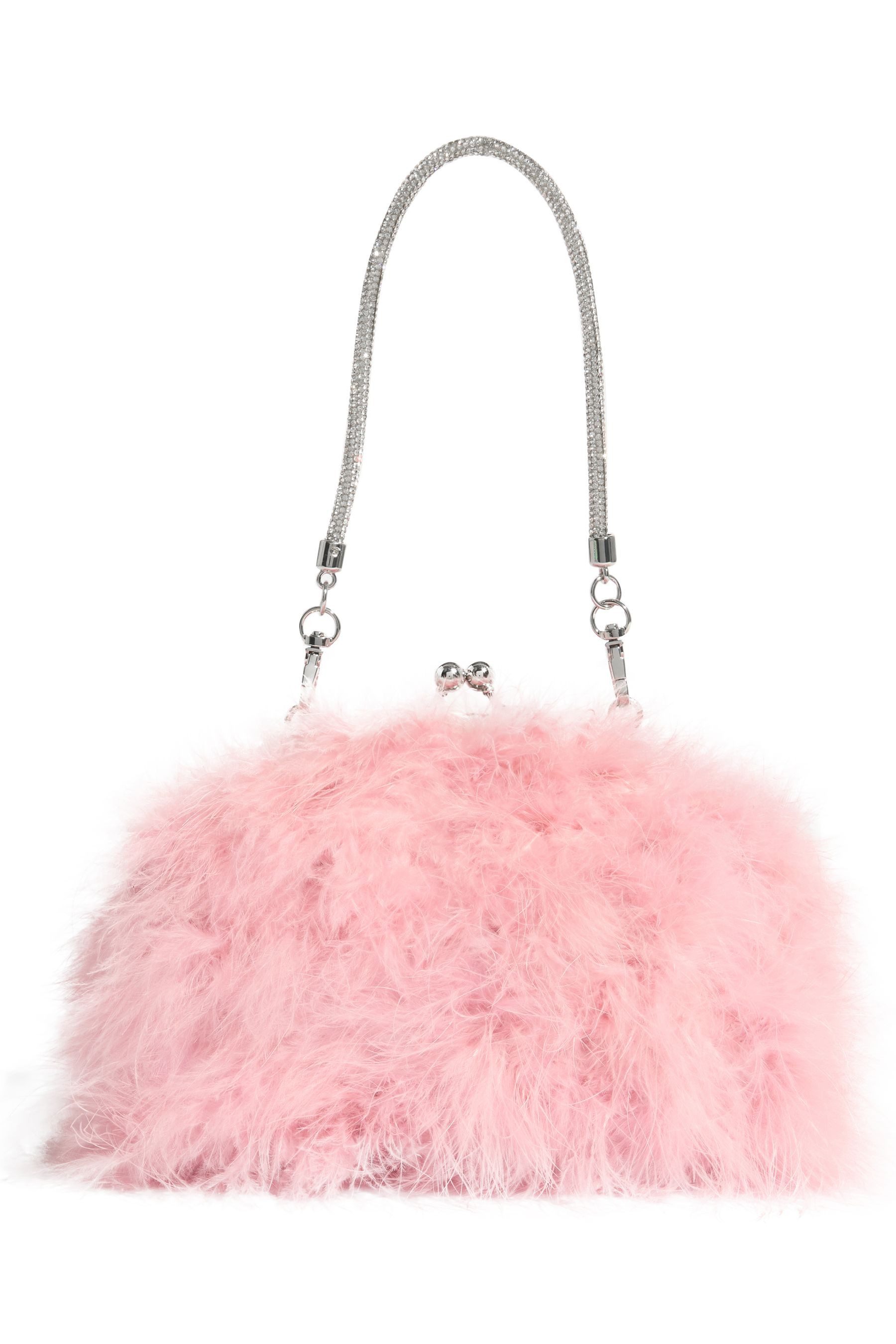 LIPSY Clutch Lipsy Feder-Clutch-Tasche mit Griff (1-tlg)