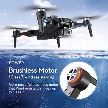 ZREE Faltbare Drohne mit WiFi Kamera 1080P HD Drohne (4K Ultra HD, Schwerkraft Sensor, Flip mode, Abflug/Landung mit einer Taste One Taste Ruckkehr Kameradrohne, für Anfänger Erwachsene, RC Quadrocopter mit Akku lange Flugzeit, App gesteuert Live Video)
