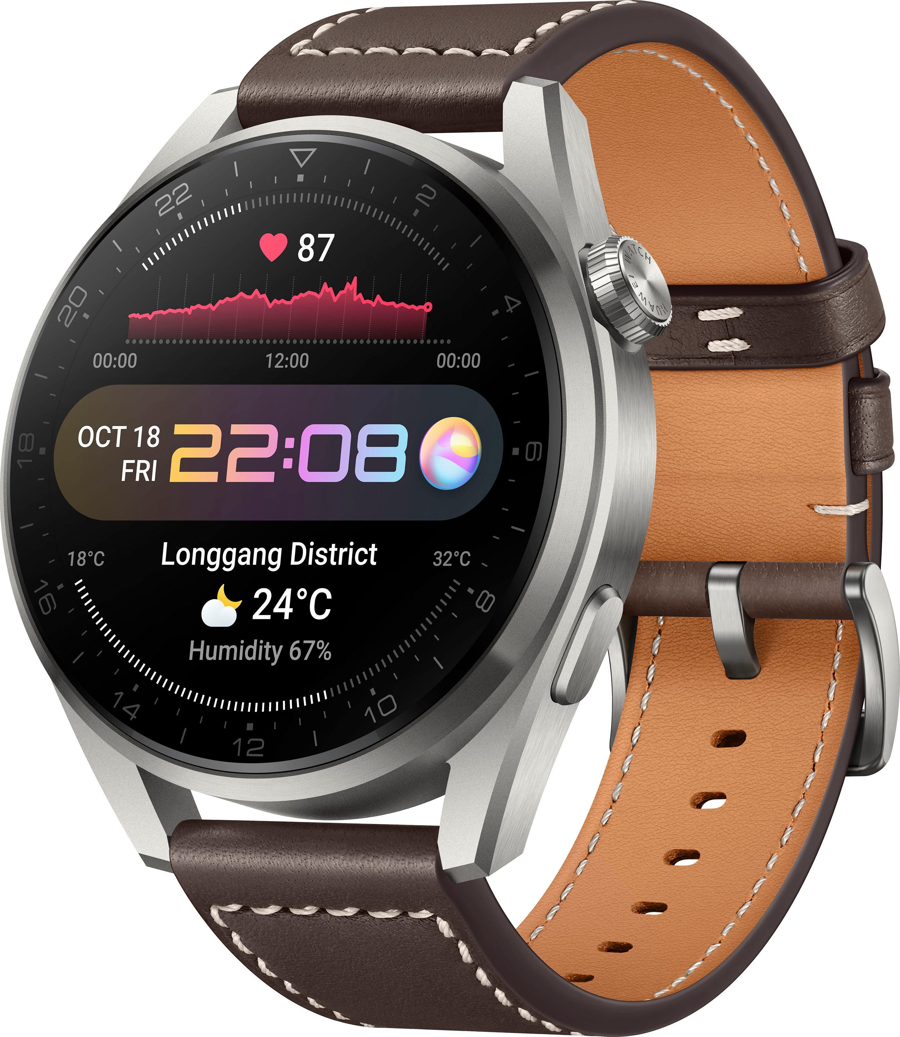 Smartwatch OS), Galileo-L40E Huawei Zoll, Classic Harmony WATCH 3 (3,63 Pro cm/1,43