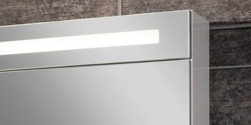 FACKELMANN Spiegelschrank CL 60 - weiß Badmöbel LED-Spiegelschrank, Breite 60 cm, 1 Tür