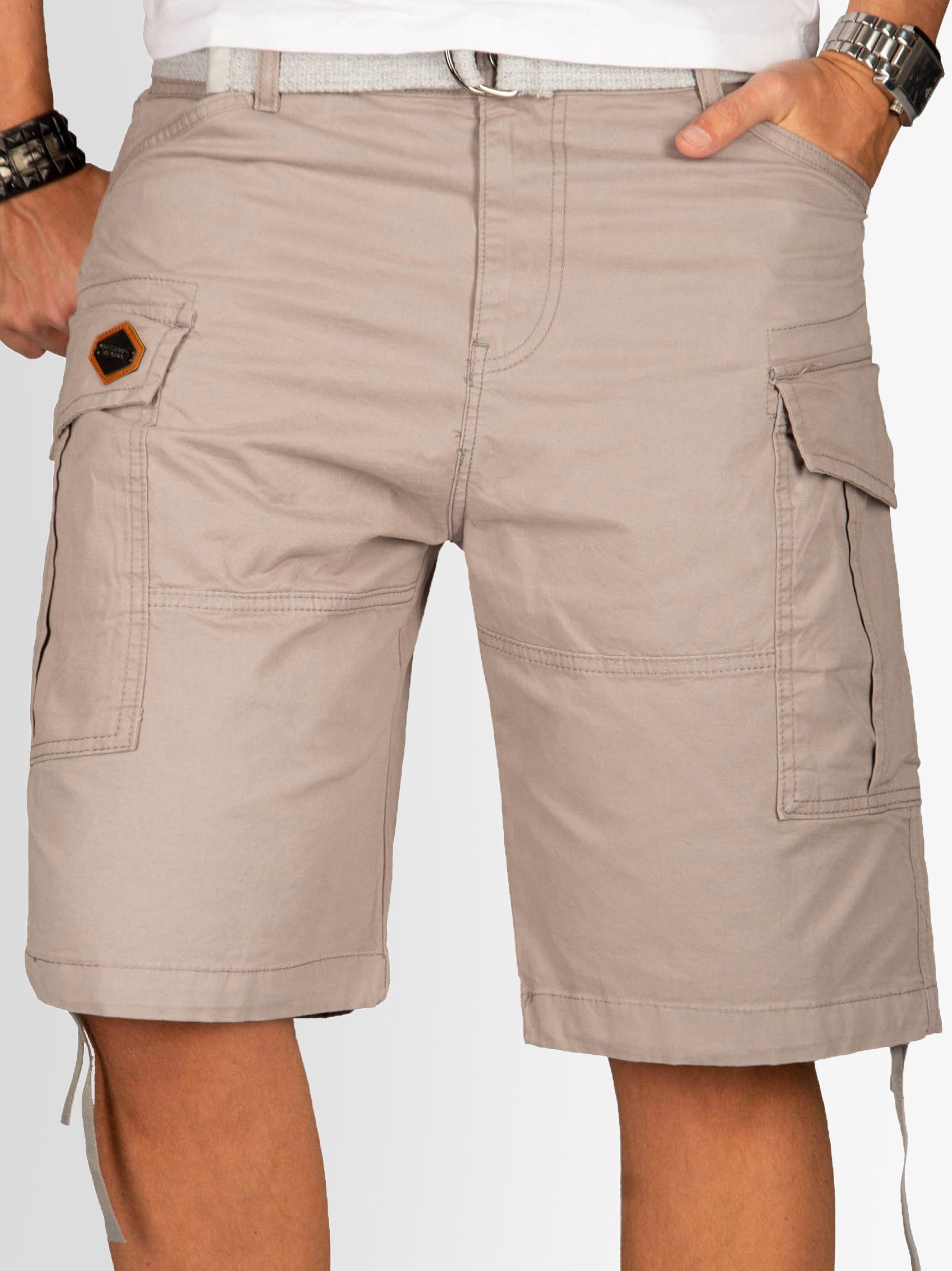 Alessandro Salvarini Cargoshorts "ASLeon", inklusive passendem Gürtel günstig online kaufen