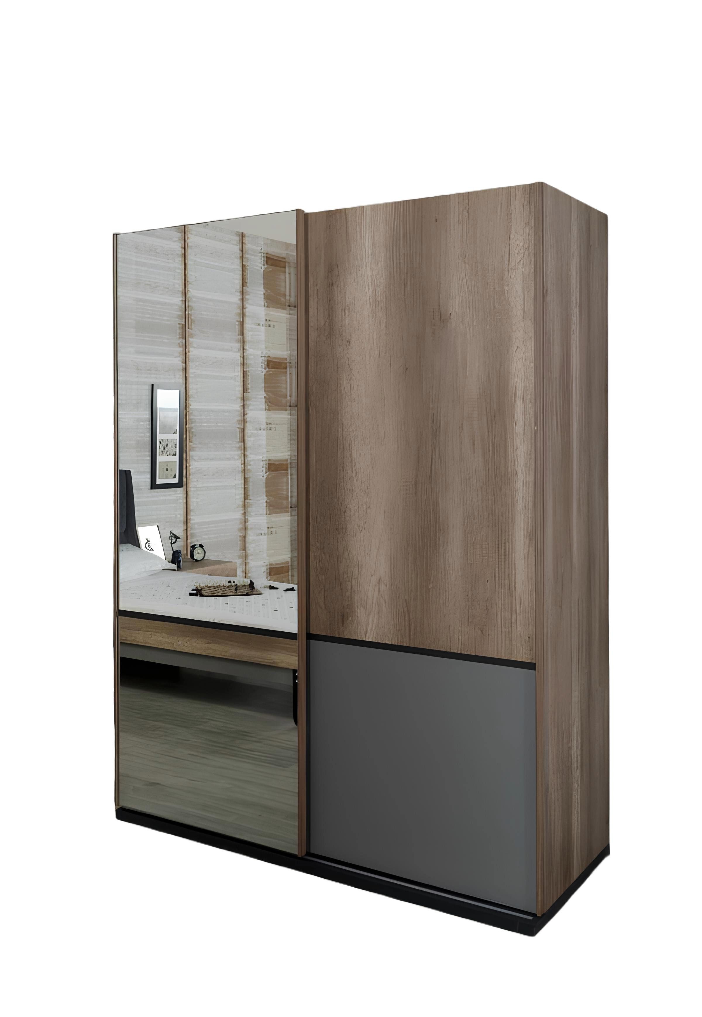Xlmoebel Kleiderschrank Moderner Holzschrank für das Jugendzimmer mit stilvollem Design (1-St., Kleiderschrank) Hergestellt in Europa