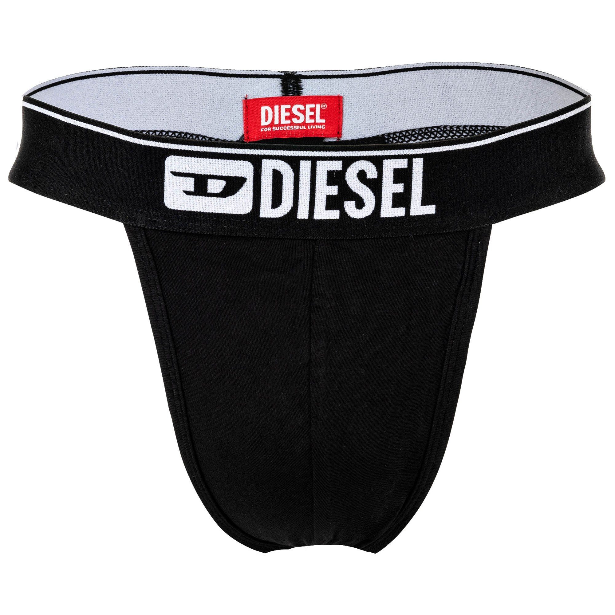 Diesel Tanga Herren String 3er Pack Baumwolle (Packung, 3er Pack)