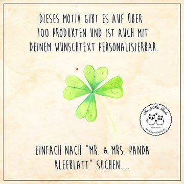 Mr. & Mrs. Panda Topflappen Blume Kleeblatt - Weiß - Geschenk, Topflappen lustig, Jobwechsel, Frü, (1-tlg), Hitzebeständig