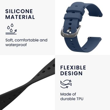 kwmobile Uhrenarmband 2x Sportarmband für Huawei Watch GT4 41mm, Armband TPU Silikon Set Fitnesstracker