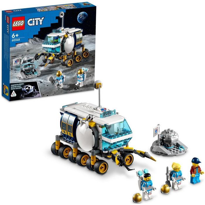 LEGO® Konstruktionsspielsteine Mond-Rover (60348) LEGO® City (275 St) Made in Europe