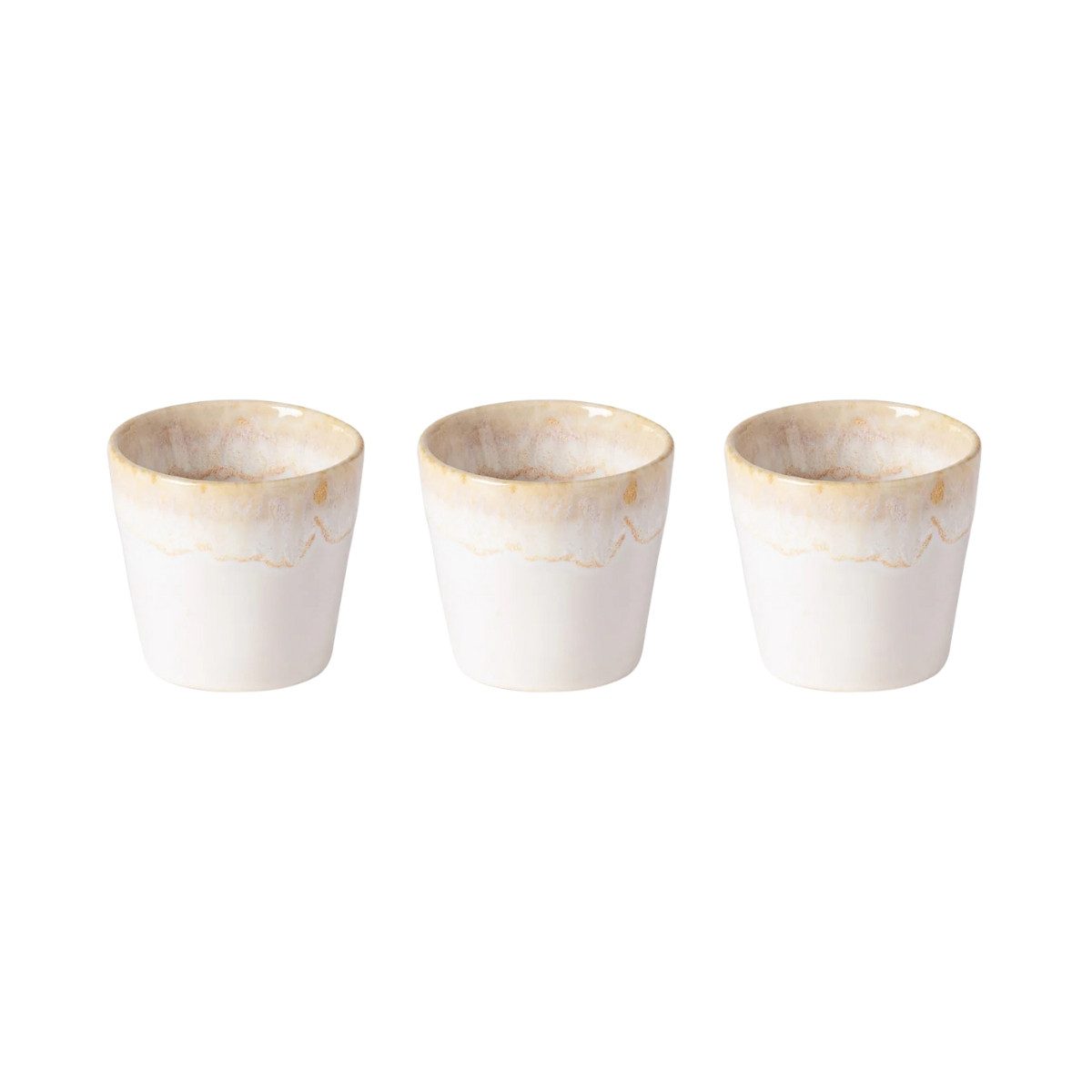 Costa Nova Espressotasse Grespresso Weiß, Geschenkbox, Costa Nova, 3-tlg., Keramik, 6,5 x 5,8 cm, 7 cl