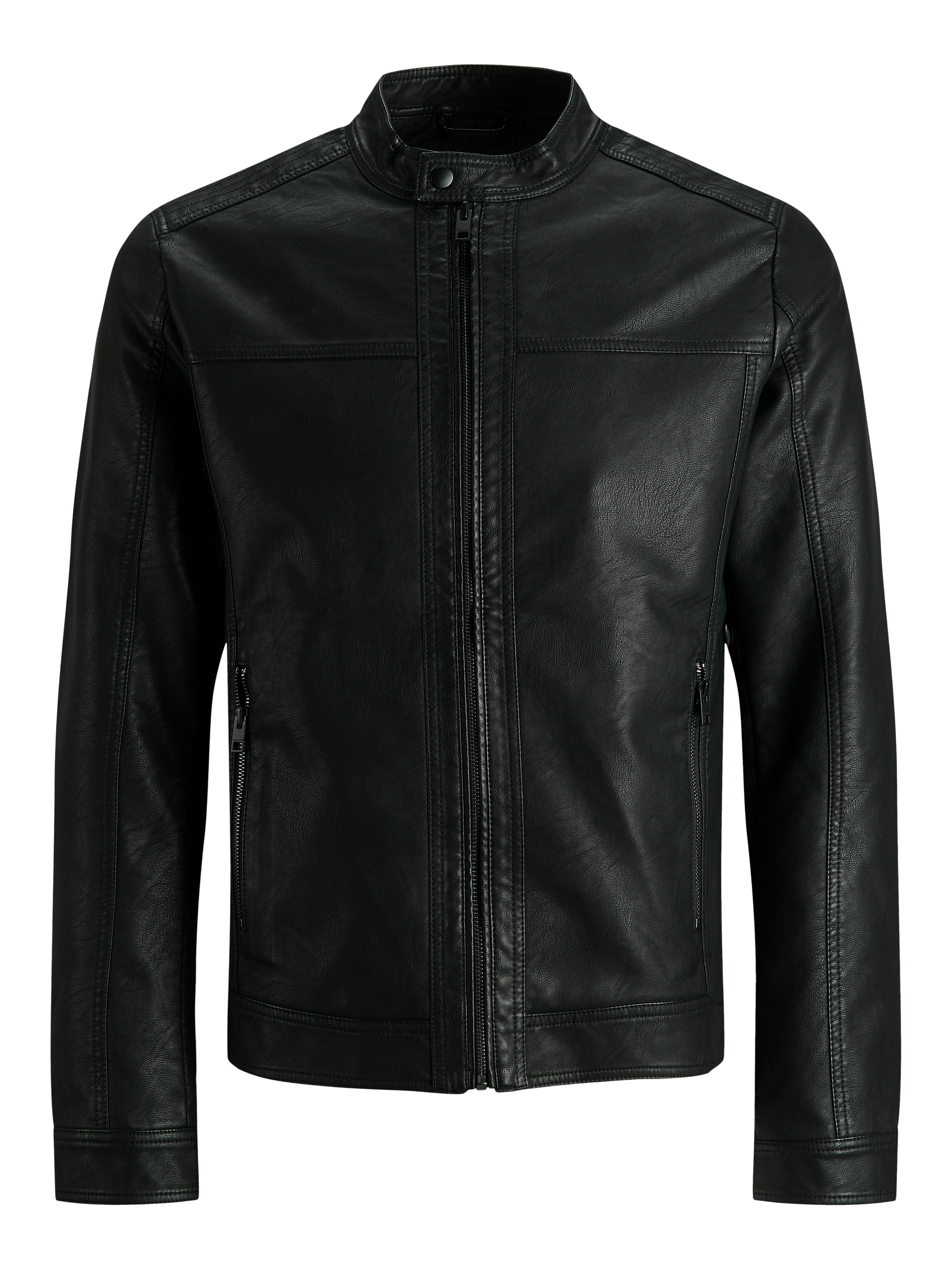 Lederimitatjacke JJEWARNER JACKET NOOS