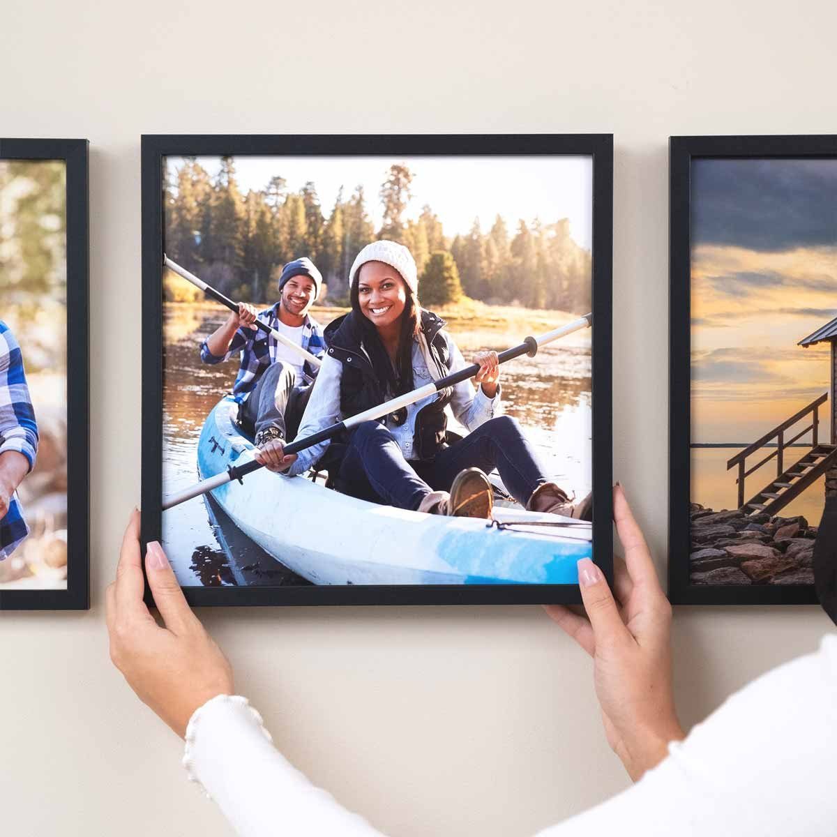 PHOTOLINI Bilderrahmen Poster-Einzelrahmen Modern Schmal günstig online kaufen